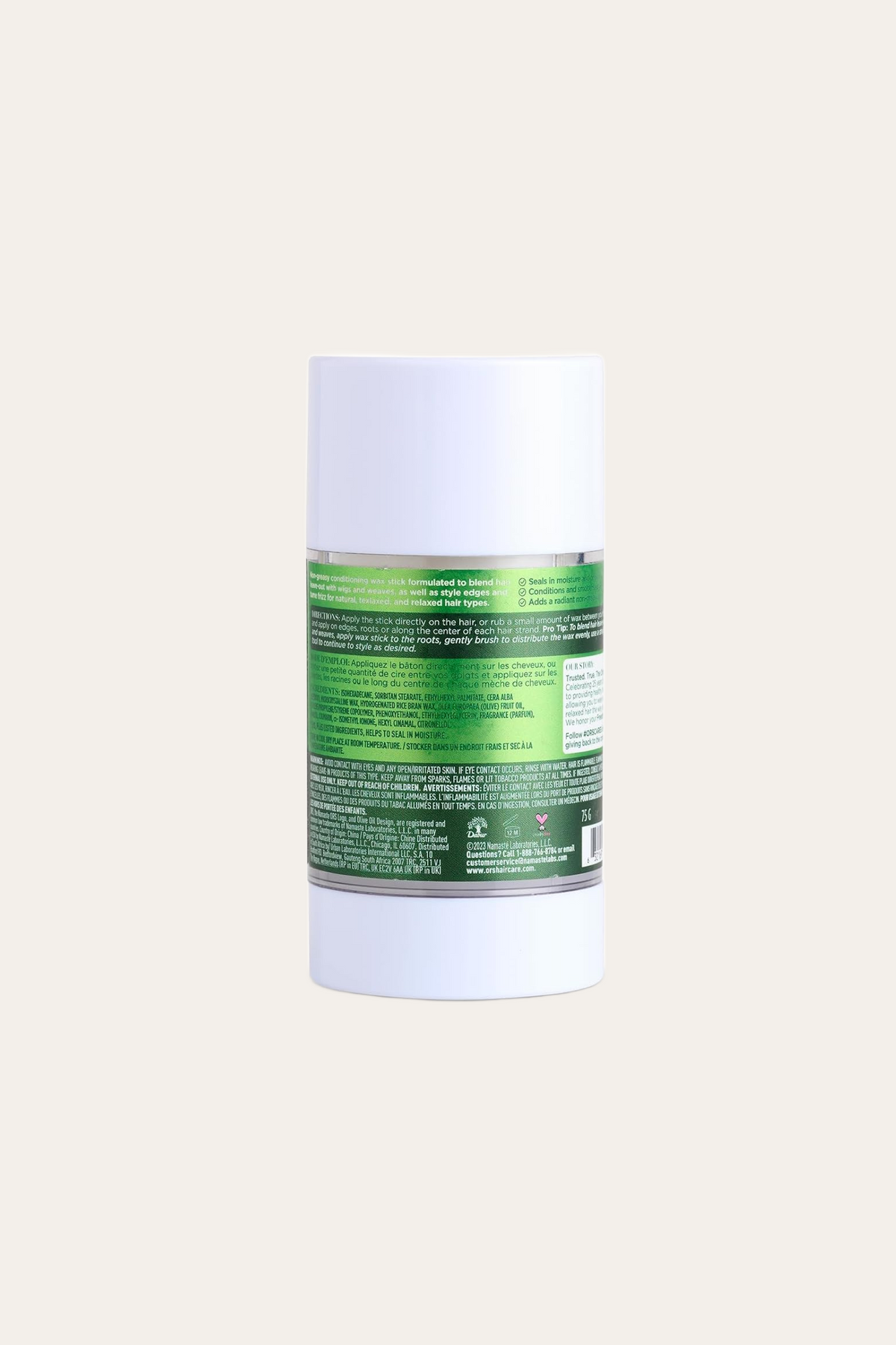 Ors Olive Oil Style & Sculpt Perfect Blend Wax Stick Styler 2.6 Oz