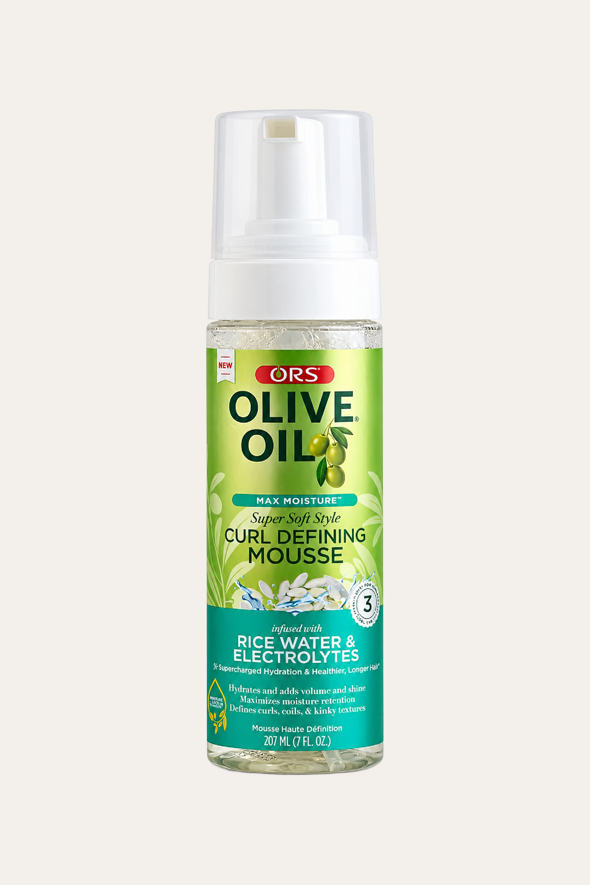 ORS Olive Oil Max Moisture Curl Defining Mousse 7 Oz