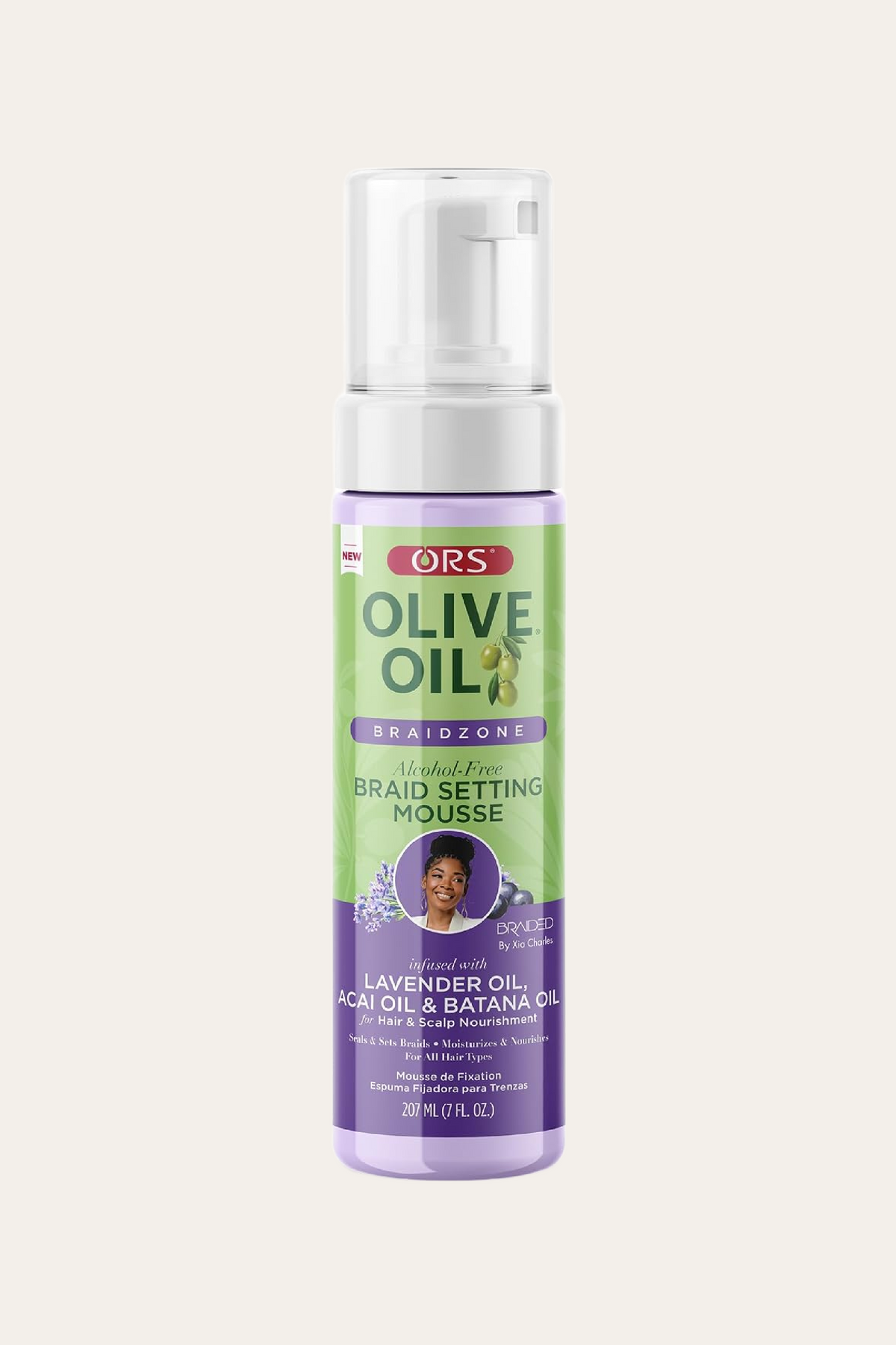 ORS Olive Oil BraidZone Braid Setting Mousse 7 Oz