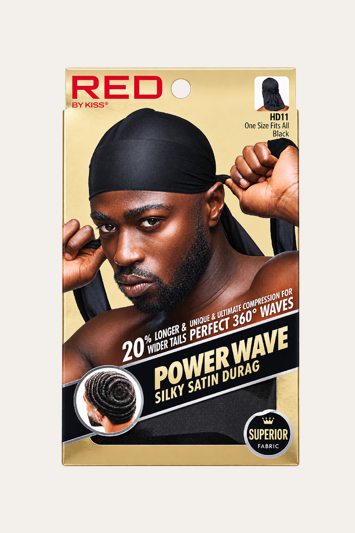 Red By Kiss Power Wave Silky Satin Durag