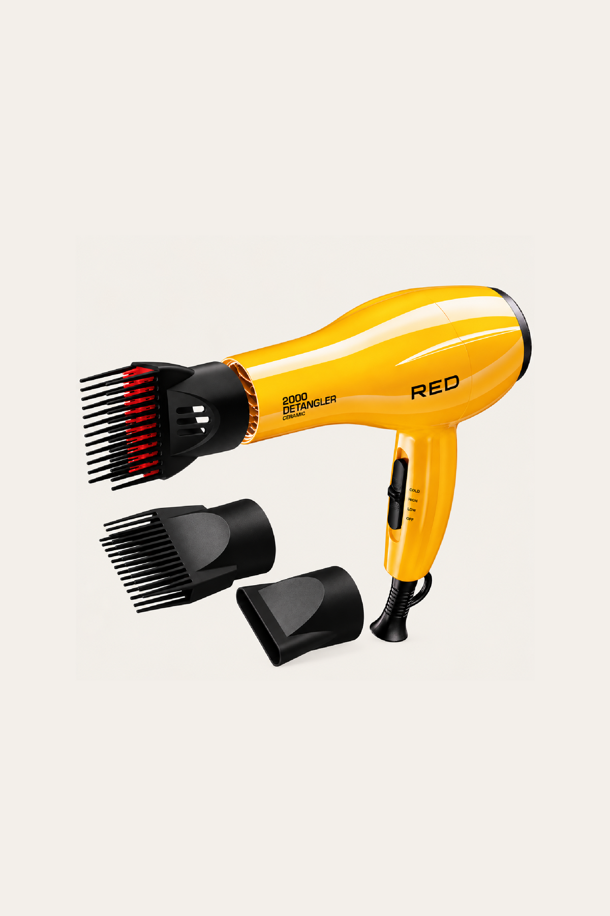 Red by Kiss 2000 Detangler Ceramic Hair Dryer