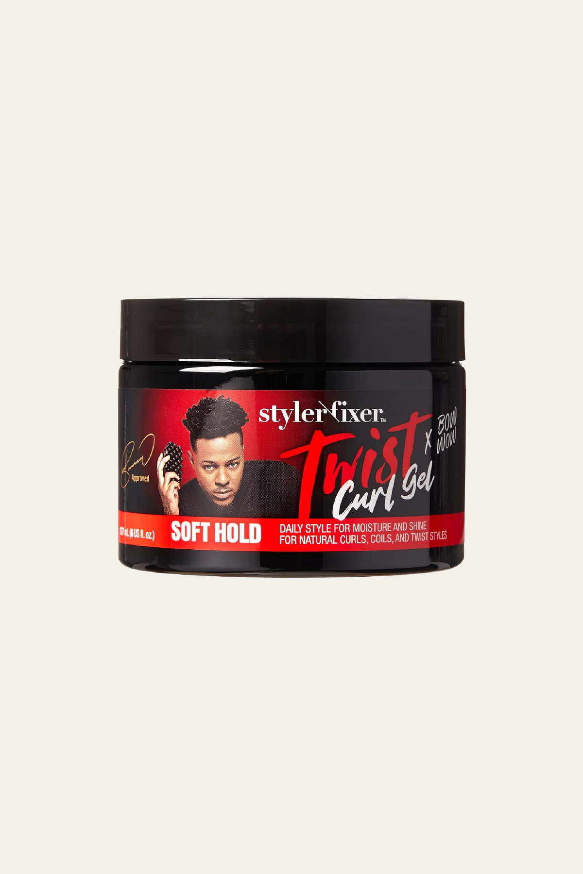 Red by Kiss Styler Fixer Twist Curl Gel X Bow Wow Soft Hold 6 Oz
