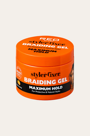 Red By Kiss Styler Fixer Braiding Gel Maximum Hold 6 Oz
