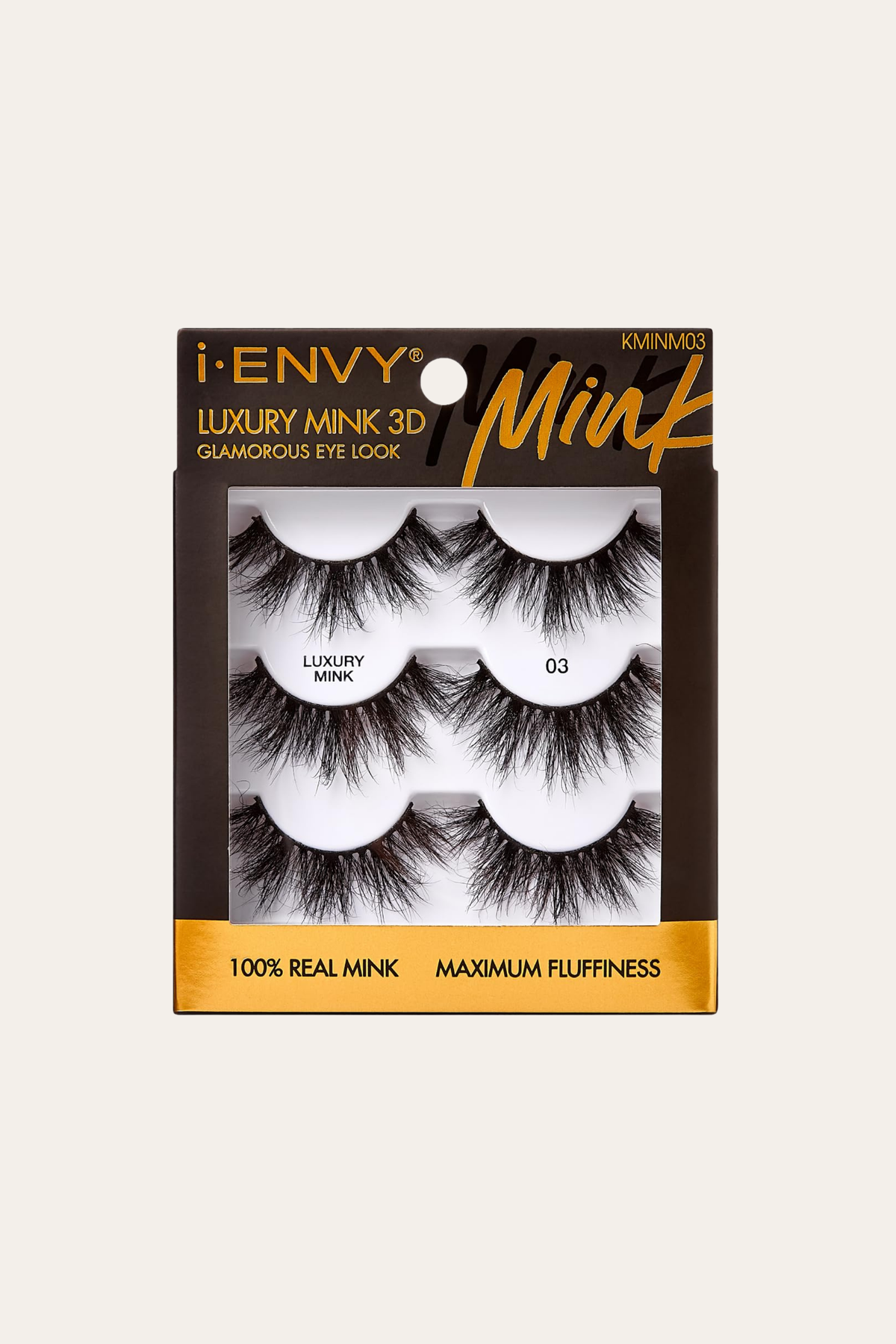 i-ENVY False Lashes Mink 3D Lashes Luxury