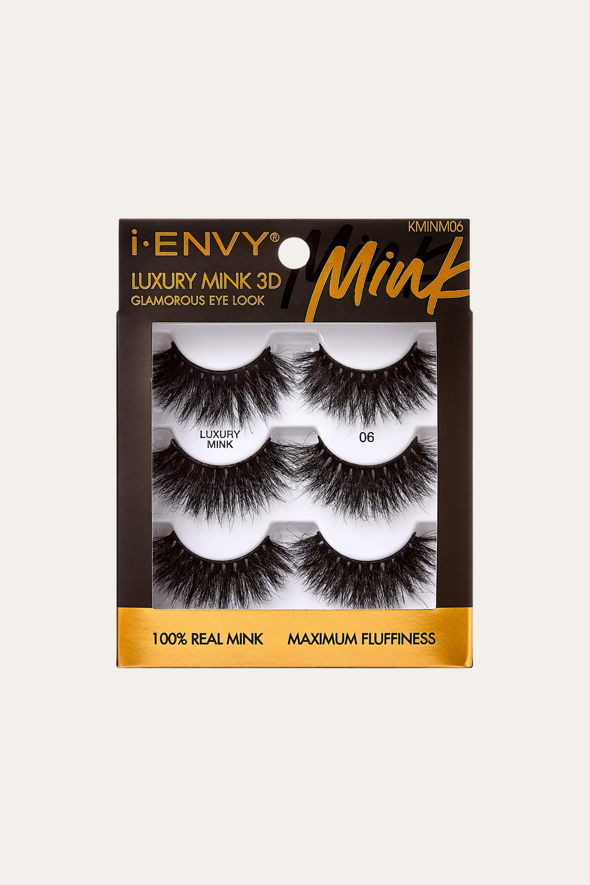 i-ENVY False Lashes Mink 3D Lashes Luxury