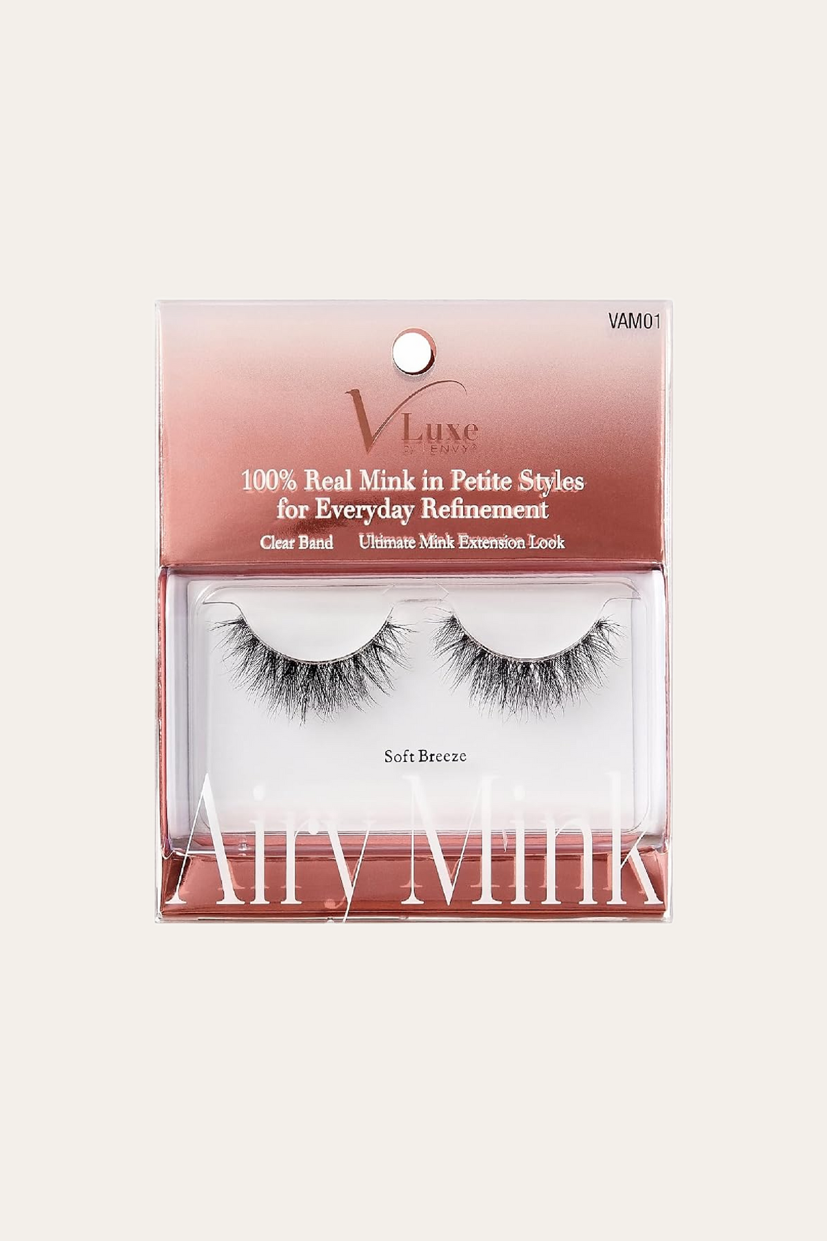 Vluxe by i-ENVY Airy Mink Petite Style False Eyelashes