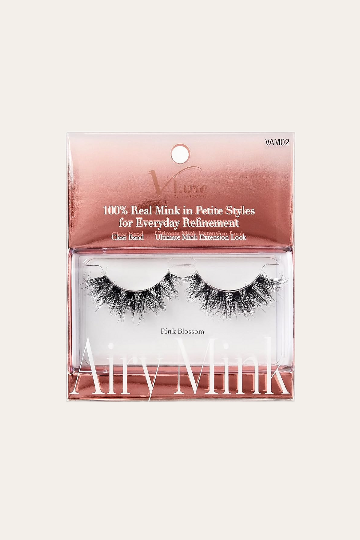 Vluxe by i-ENVY Airy Mink Petite Style False Eyelashes