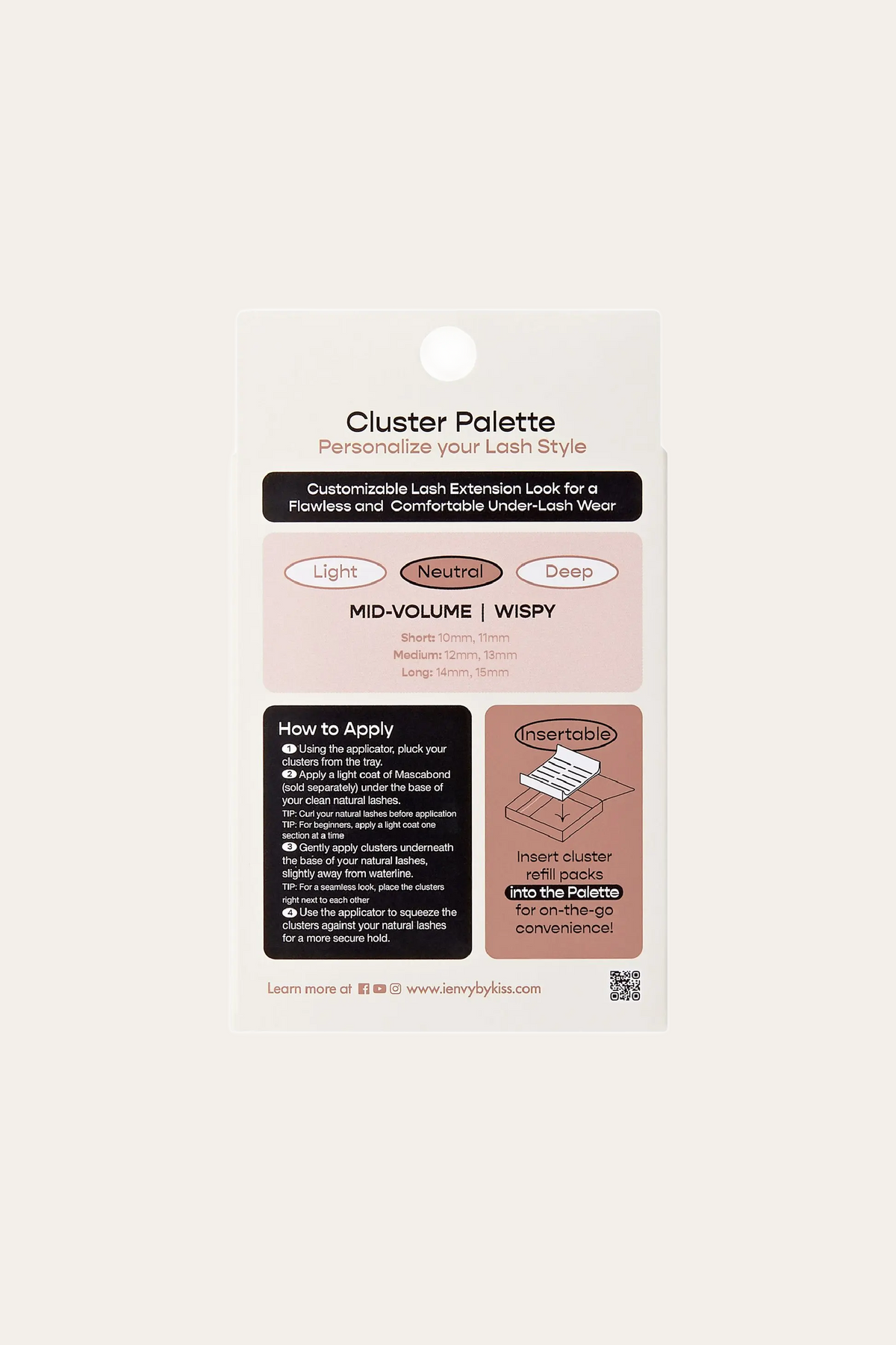 i-ENVY Cluster Palette Lash Refill Neutral