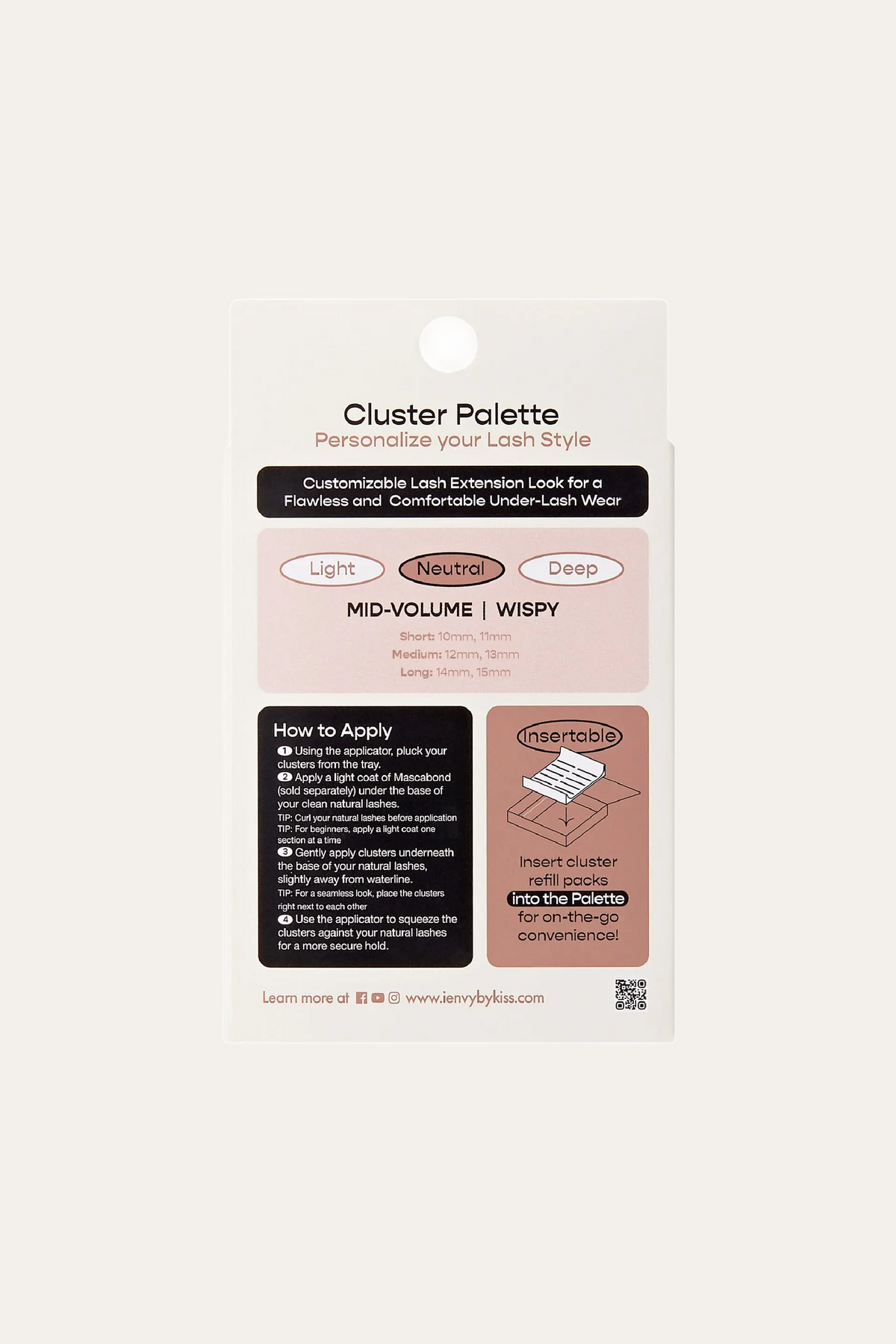 i-ENVY Cluster Palette Lash Refill Neutral