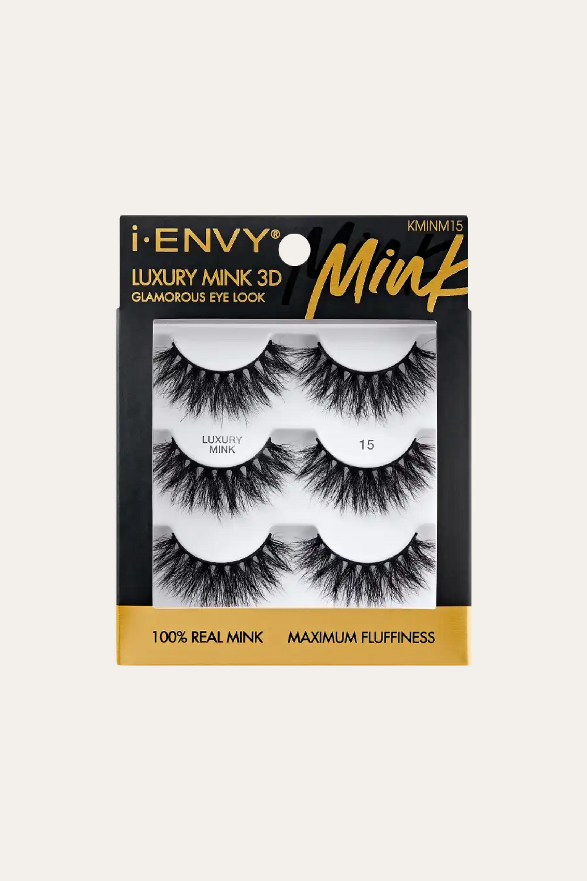 i-ENVY False Lashes Mink 3D Lashes Luxury