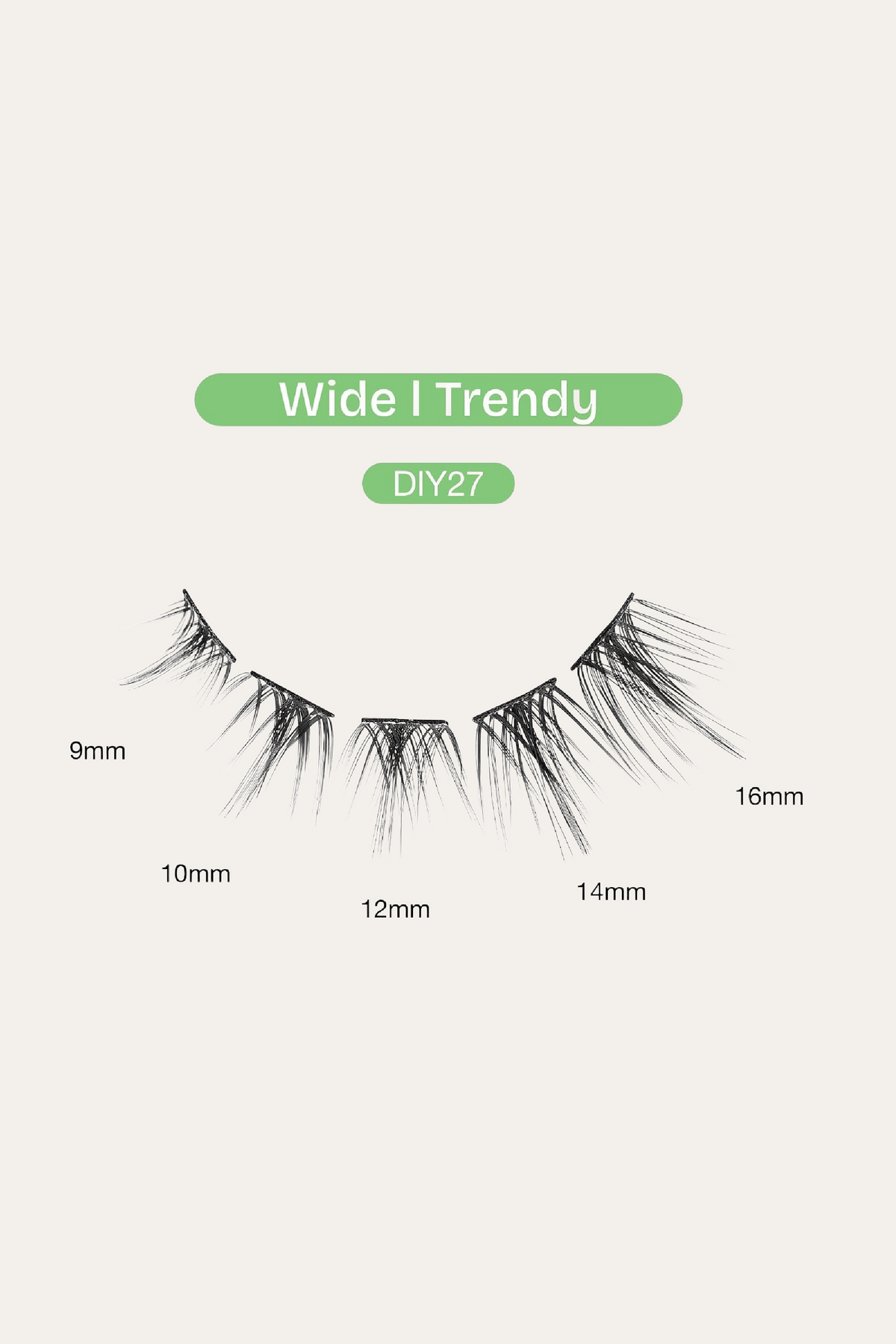 Broadway DIY Lash Clusters Wide Trendy