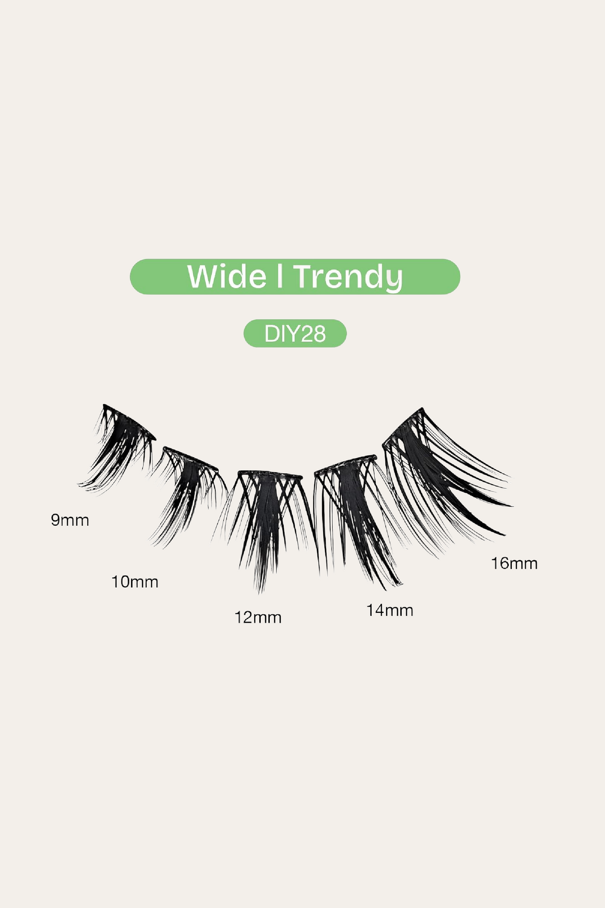 Broadway DIY Lash Clusters Wide Trendy