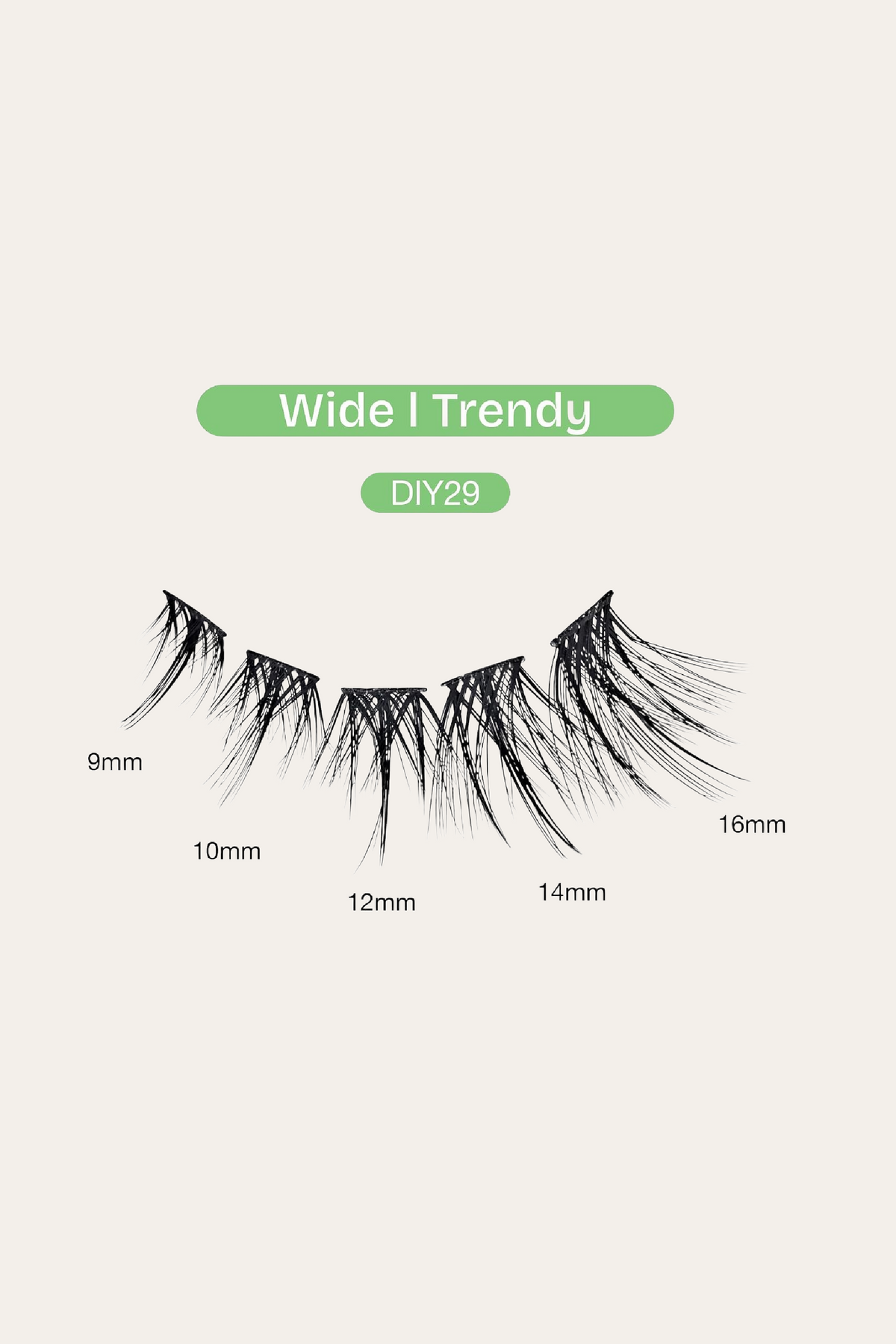Broadway DIY Lash Clusters Wide Trendy