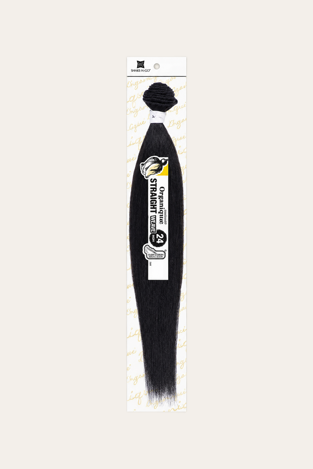 Shake-N-Go Organique Mastermix Bundle Weave Straight 24"