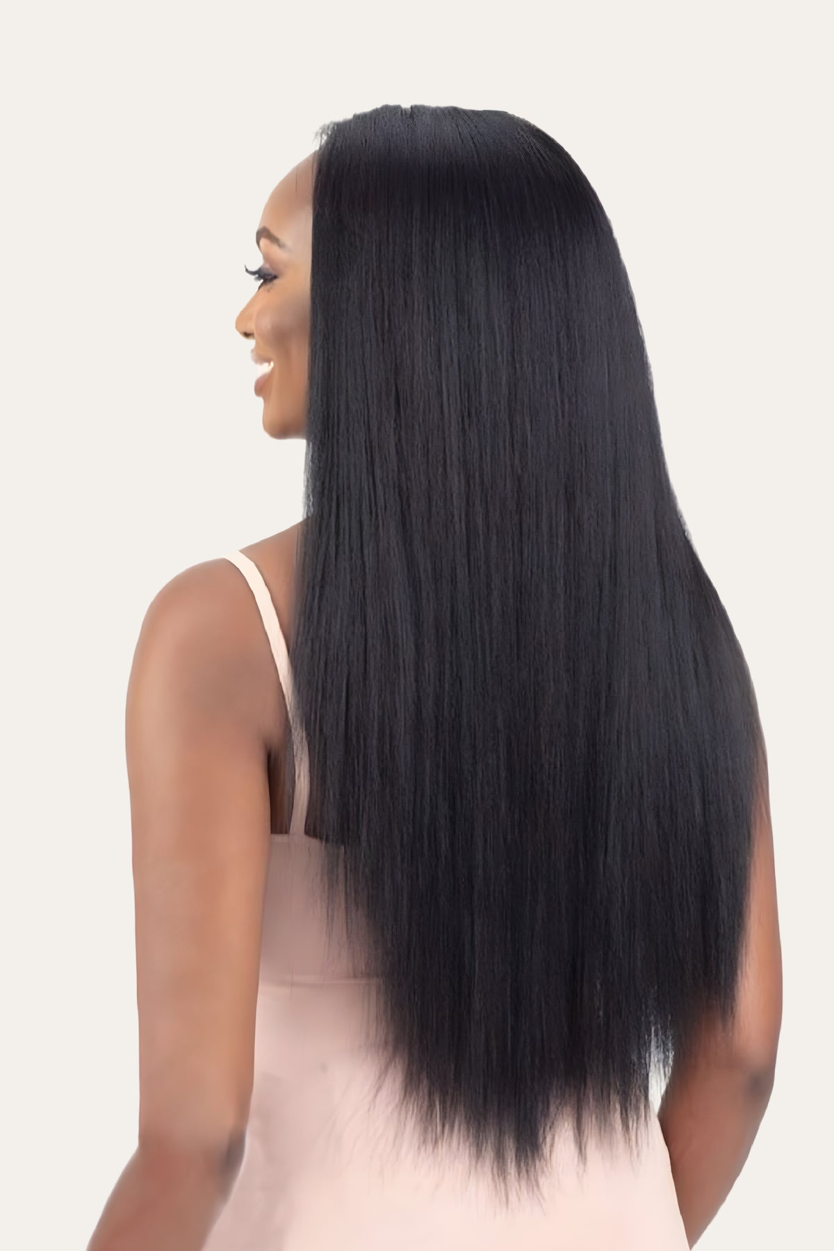 Shake-N-Go U-Part Wig Yaki Straight 28" Organique Natural