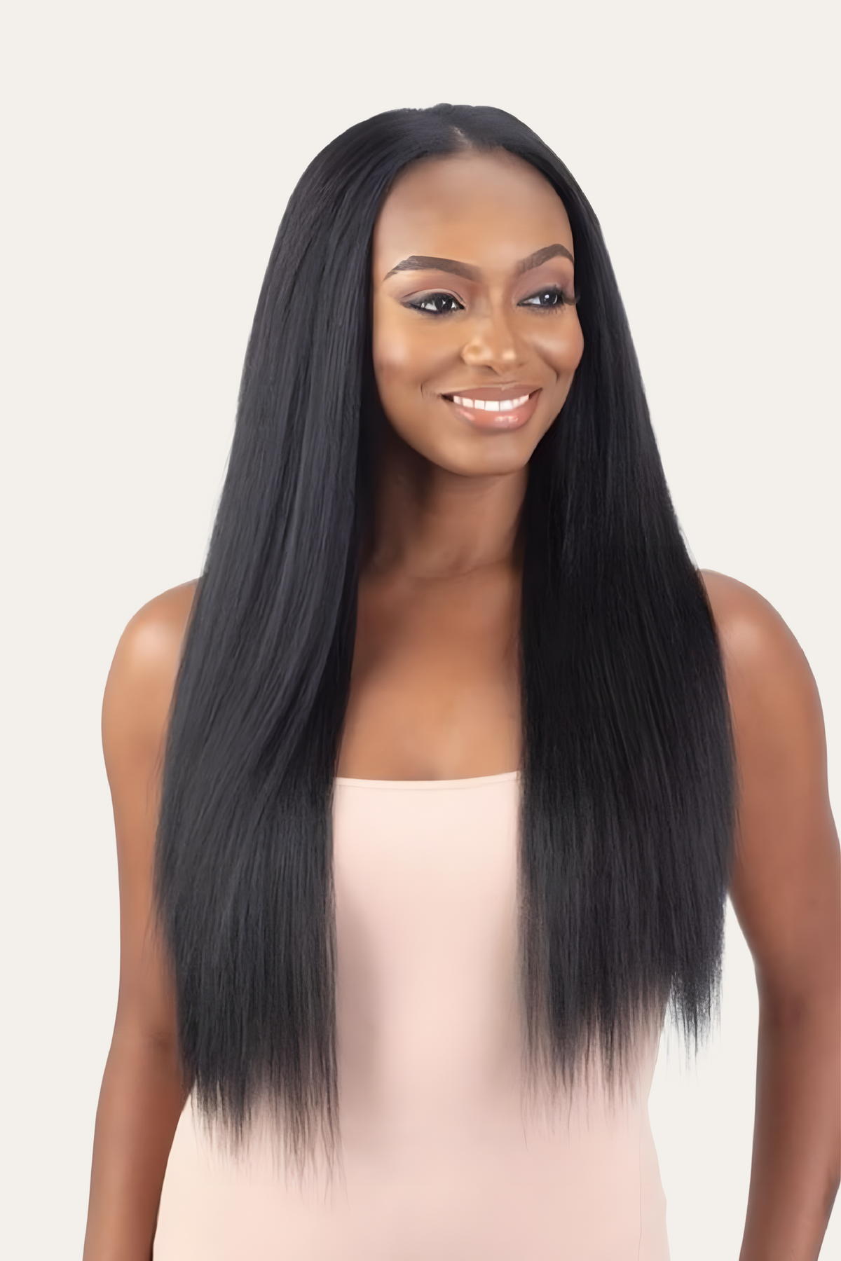 Shake-N-Go U-Part Wig Yaki Straight 28" Organique Natural