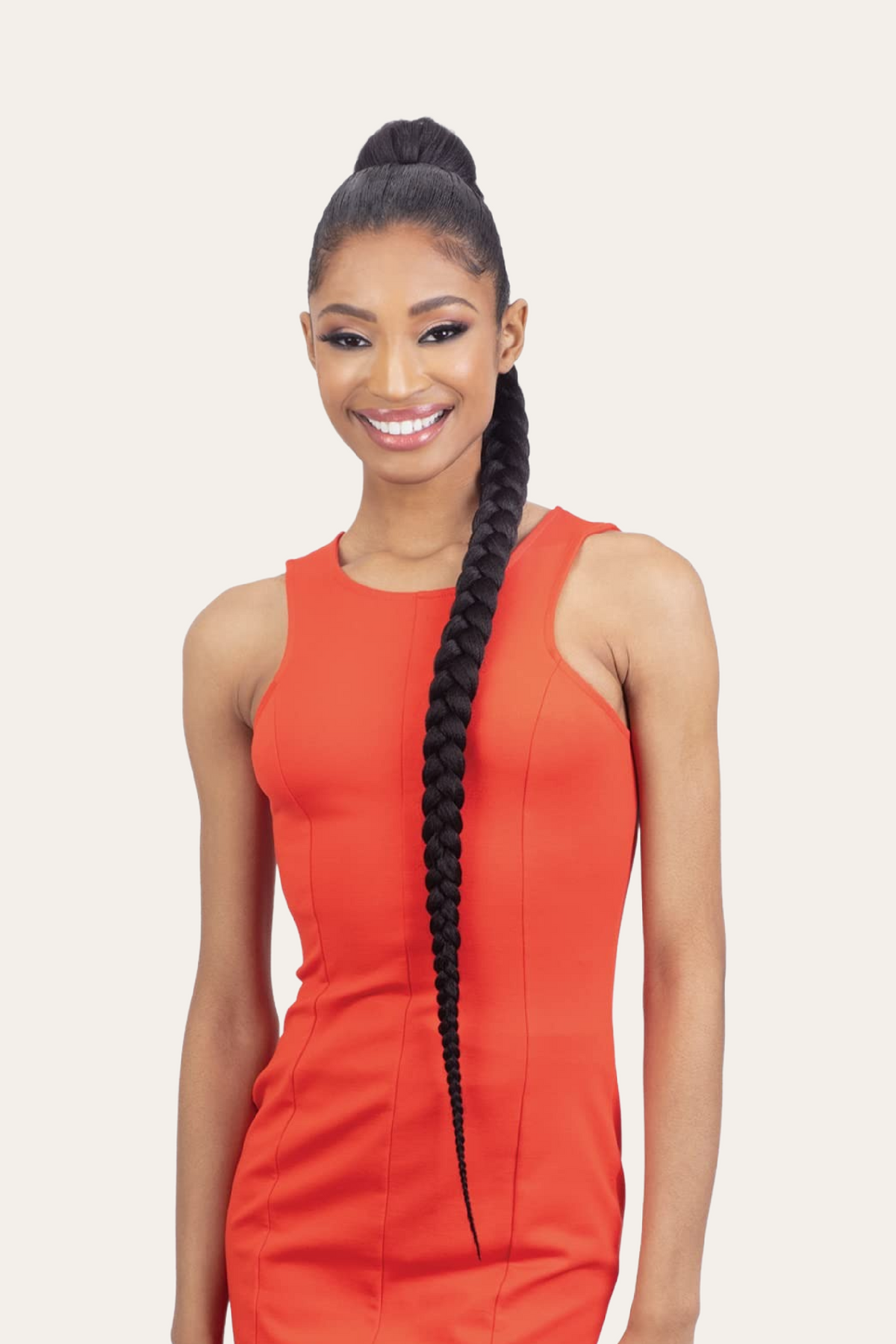 Equal Weave Drawstring Ponytail Pre-Stretched Braided Ponytail 38''