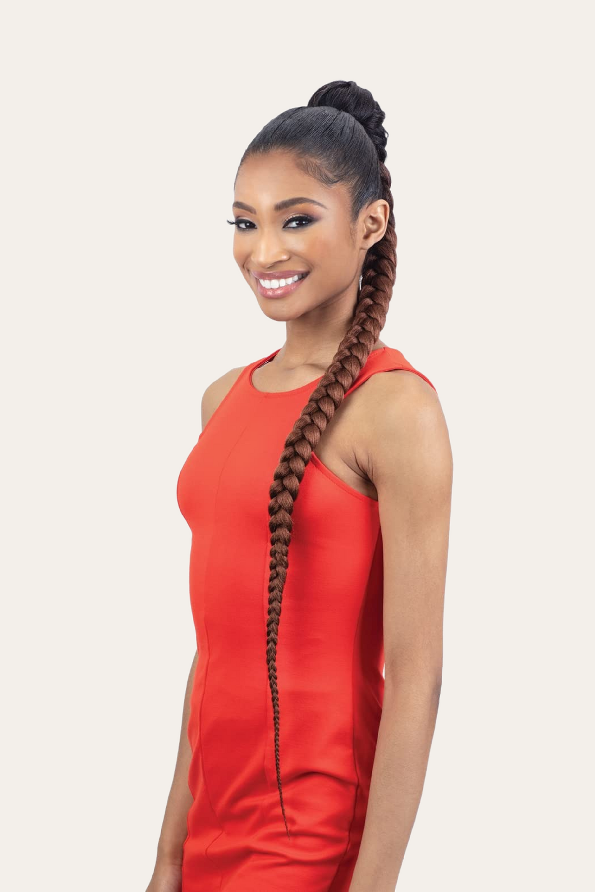 Equal Weave Drawstring Ponytail Pre-Stretched Braided Ponytail 38''