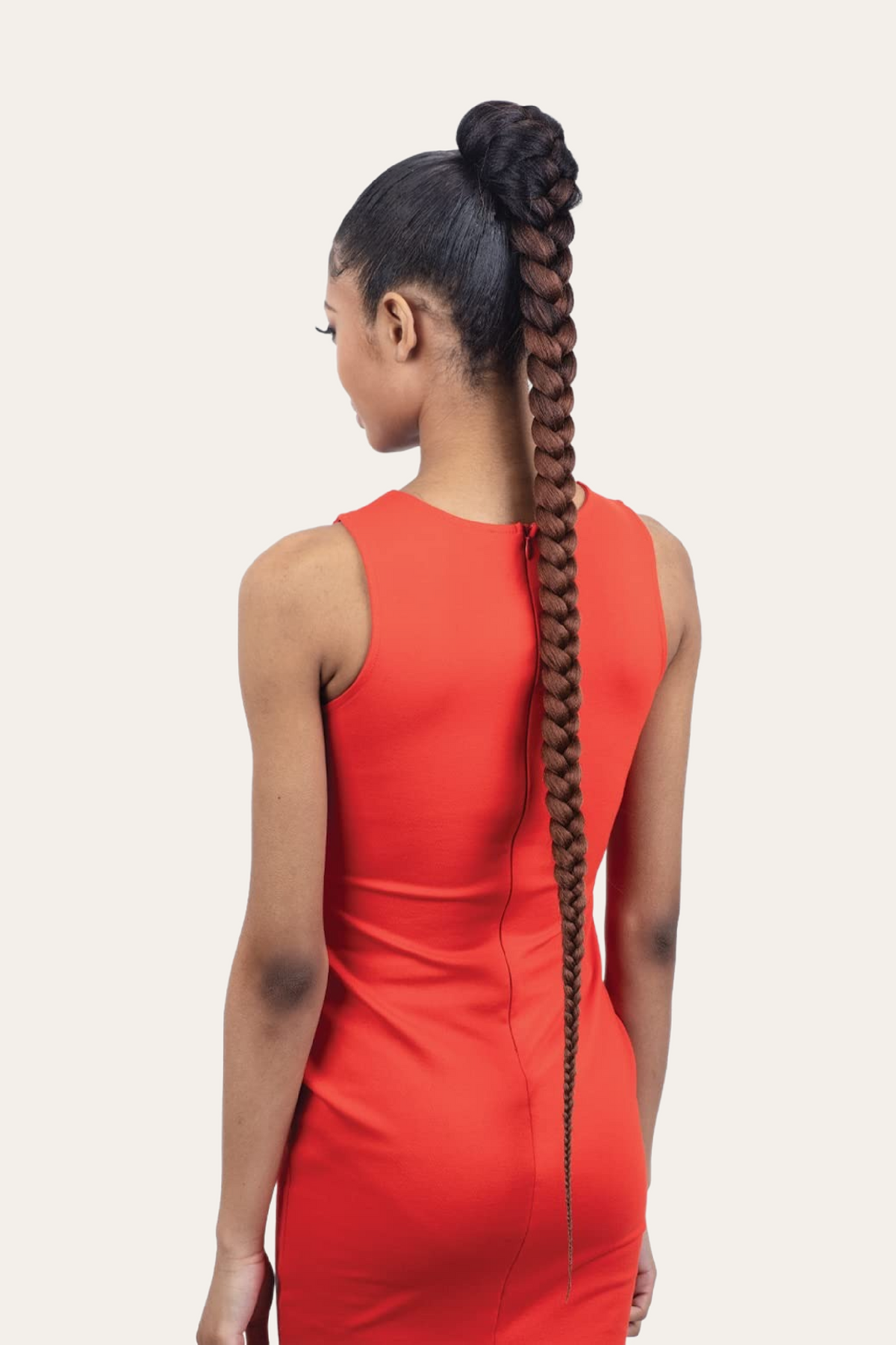Equal Weave Drawstring Ponytail Pre-Stretched Braided Ponytail 38''
