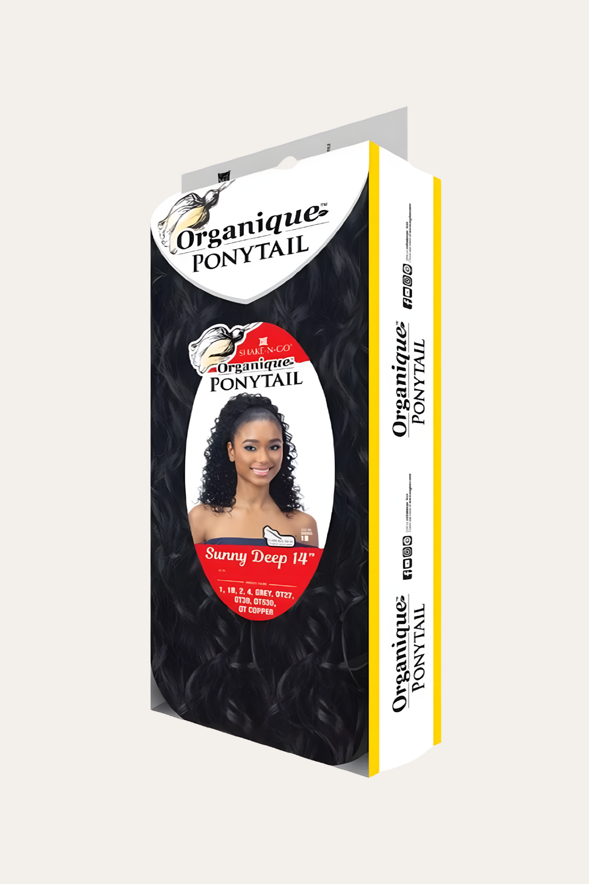 Organique Drawstring Ponytail Sunny Deep 14"
