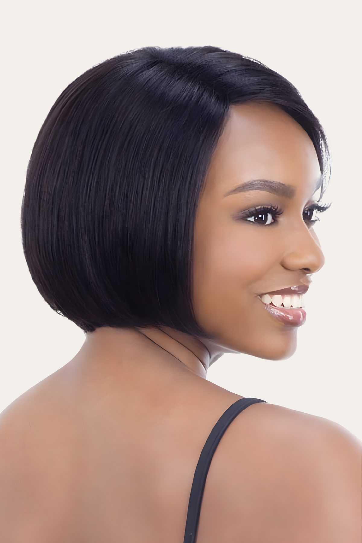 Naked 100% Brazilian Natural Human Hair Lace R Part Wig - CASSITY