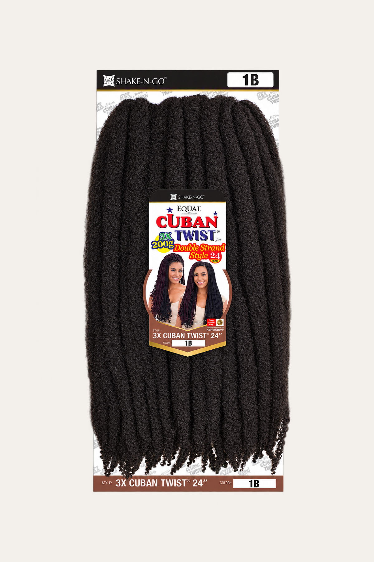 Shake-N-Go Equal Freetress 3X Cuban Twist Braid 24"