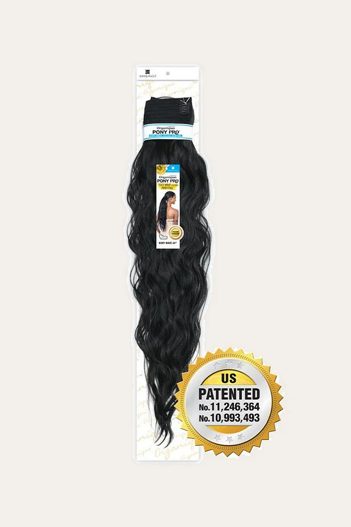 Organique Mastermix Shake N Go Pony Pro Synthetic Ponytail - BODY WAVE 24"