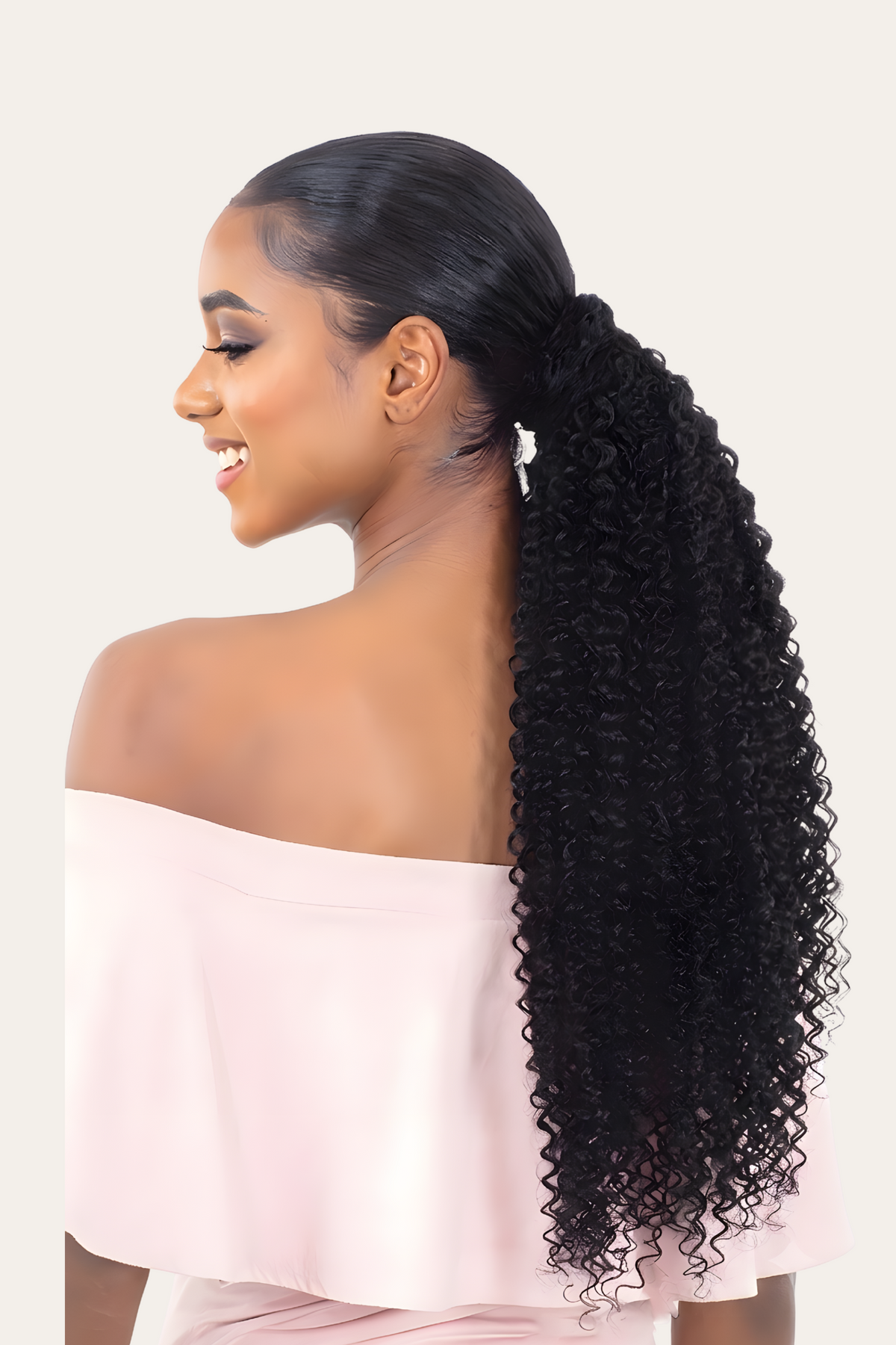 Organique Mastermix Shake N Go Synthetic Pony Pro Ponytail - BOHEMIAN CURL 32"