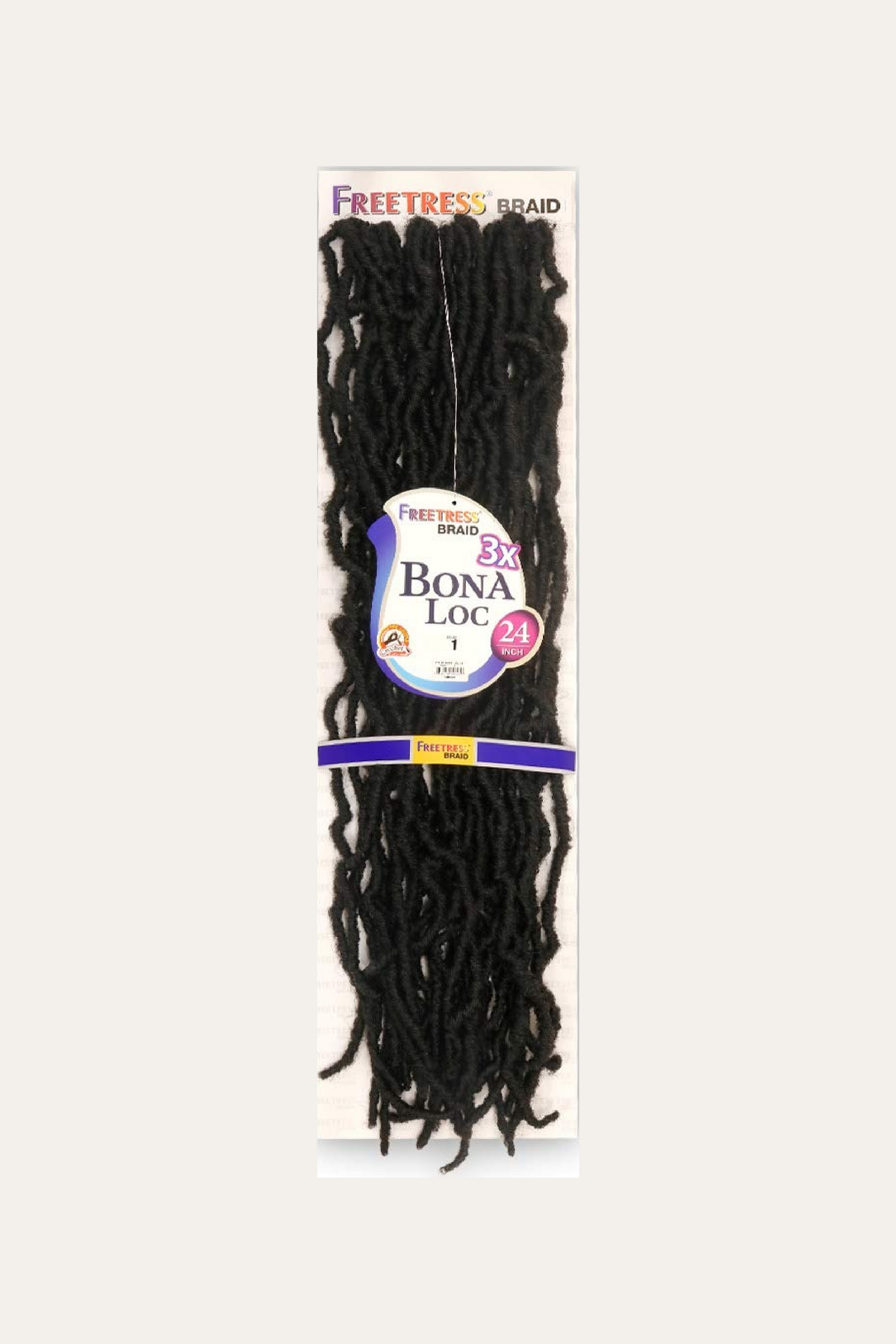 Shake N Go Freetress 3X Bona Loc 24" – Pre-Looped Crochet Braiding Hair