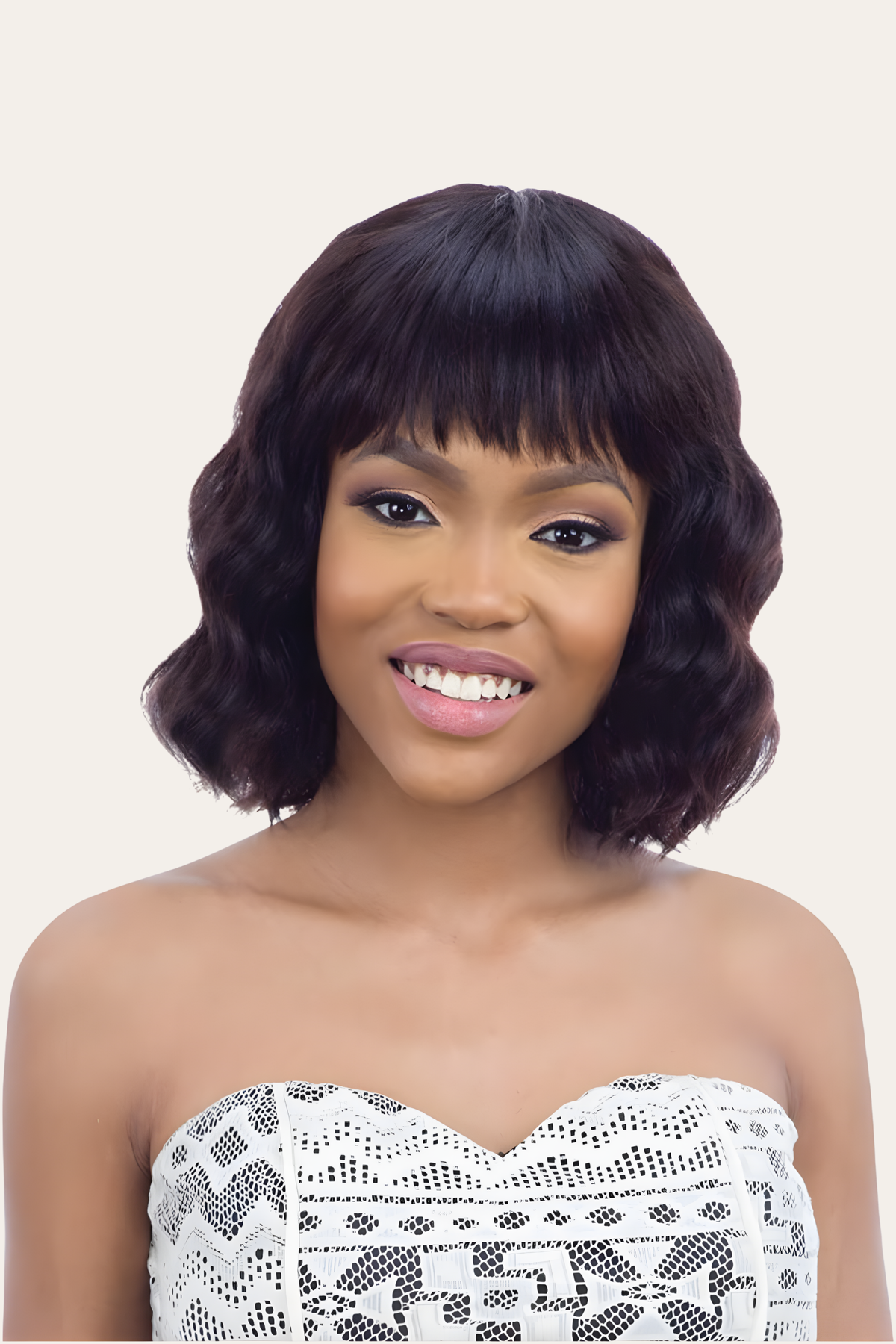 Mayde Beauty Human Hair Wig Siri - Natural