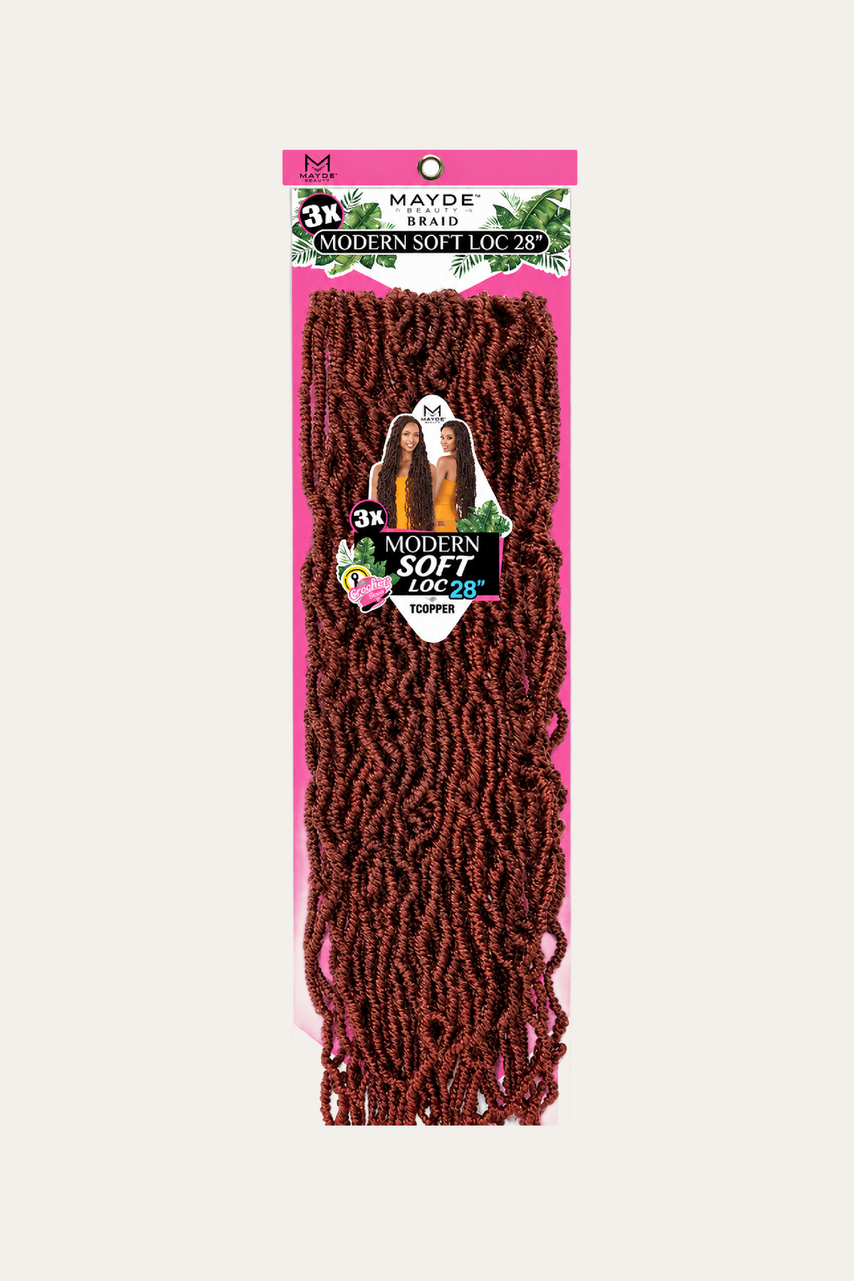 Mayde Beauty Crochet Braid 3X Modern Soft Loc 28"