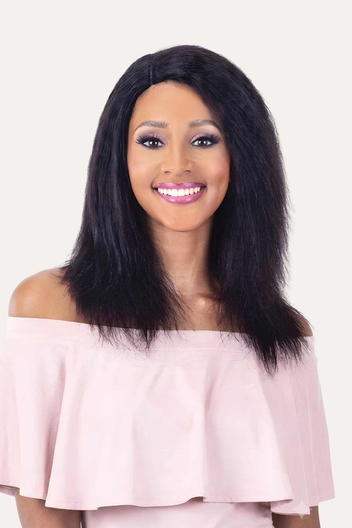 Wet & Wavy Invisible Lace Part Wig Bohemian Curl 18" - Natural