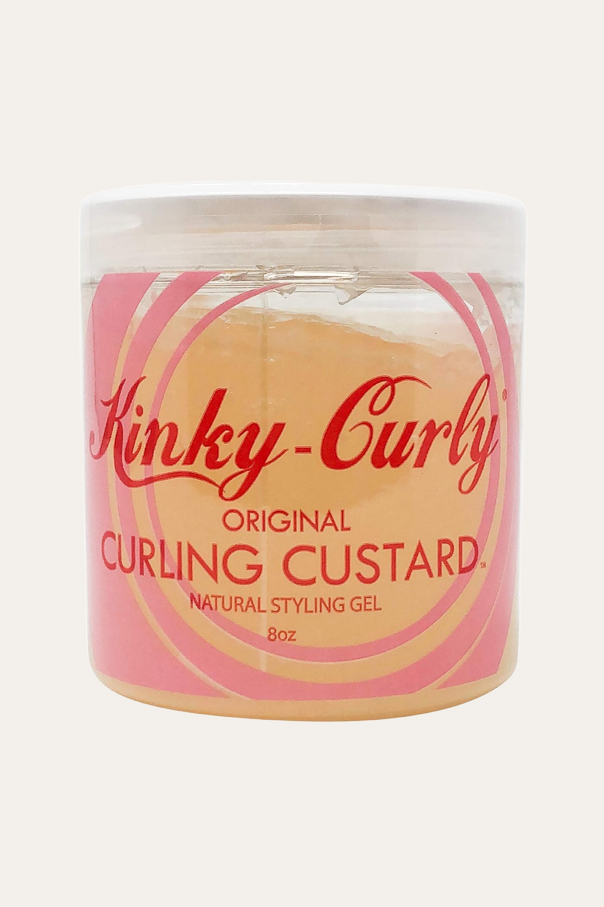 Kinky Curly Original Curling Custard Natural Hair Styling Gel - 8 Oz