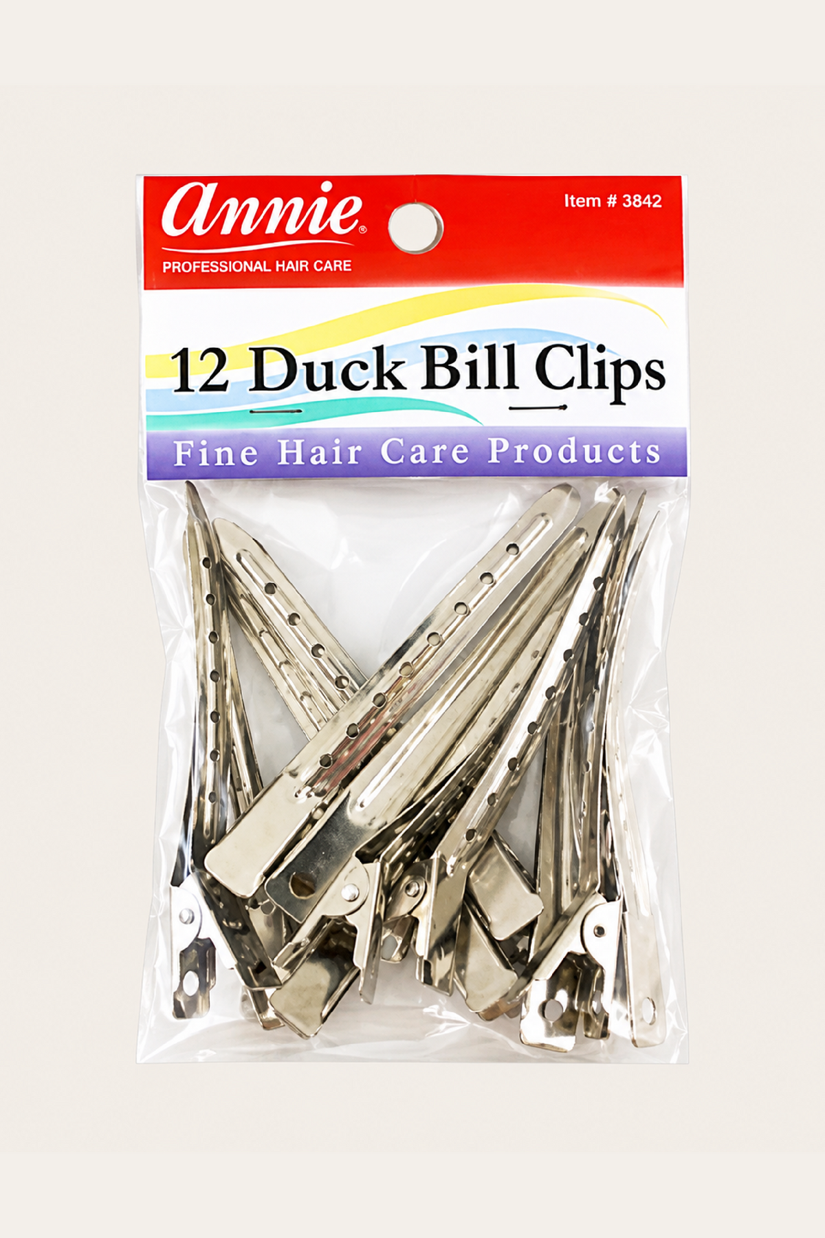 Annie 12 Duck Bill Metal Hair Clip