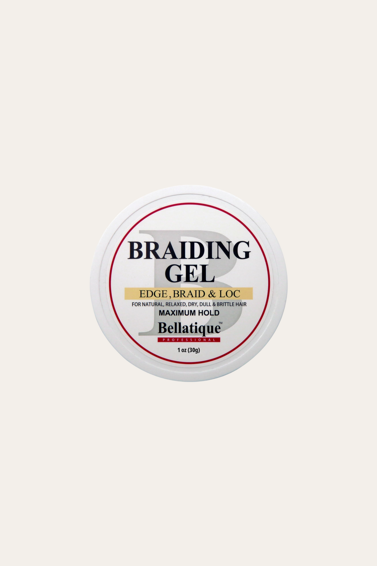Bellatique Braiding Gel & Edge Control, Maximum Hold