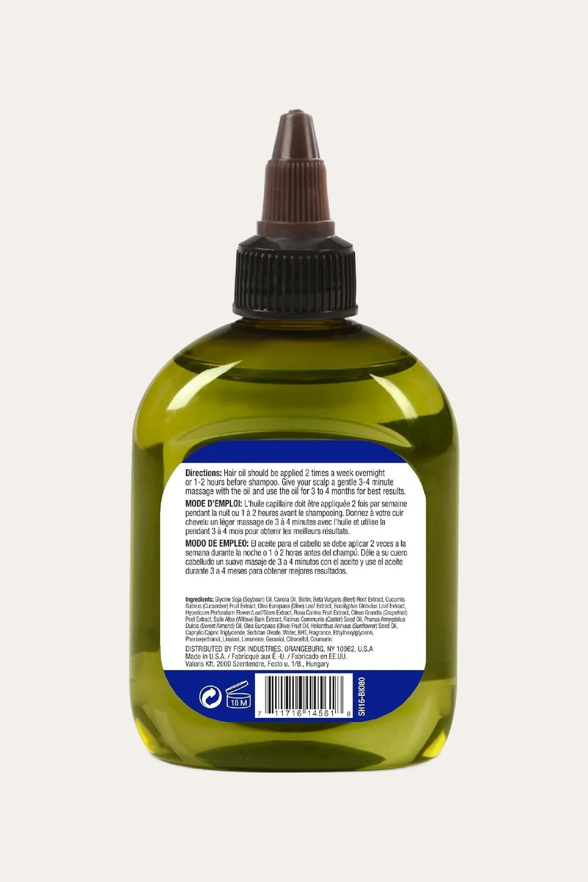 Difeel Biotin Hair Oil Blend 7.1 Oz