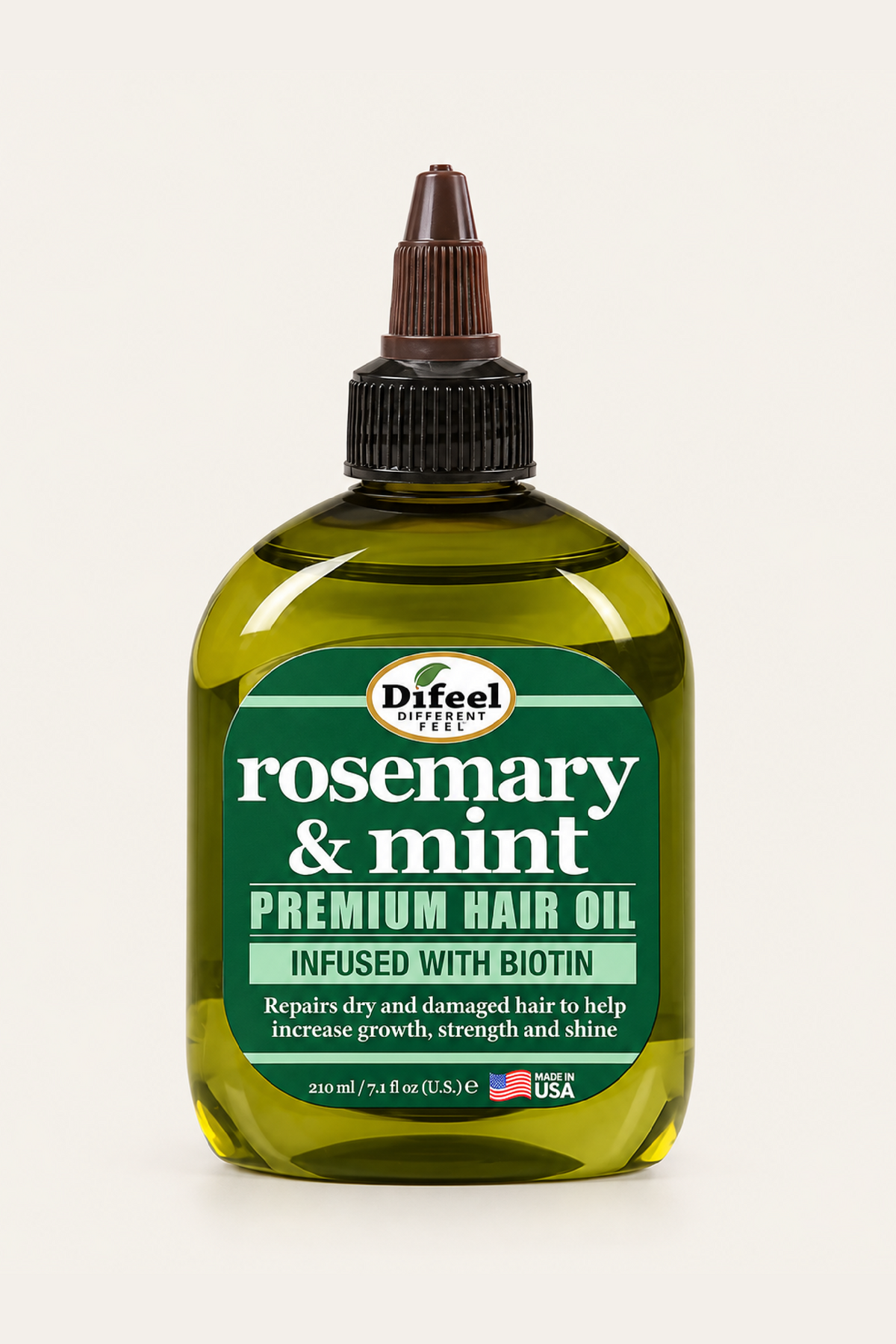 Difeel Rosemary and Mint Hair Oil Blend 7.1 Oz