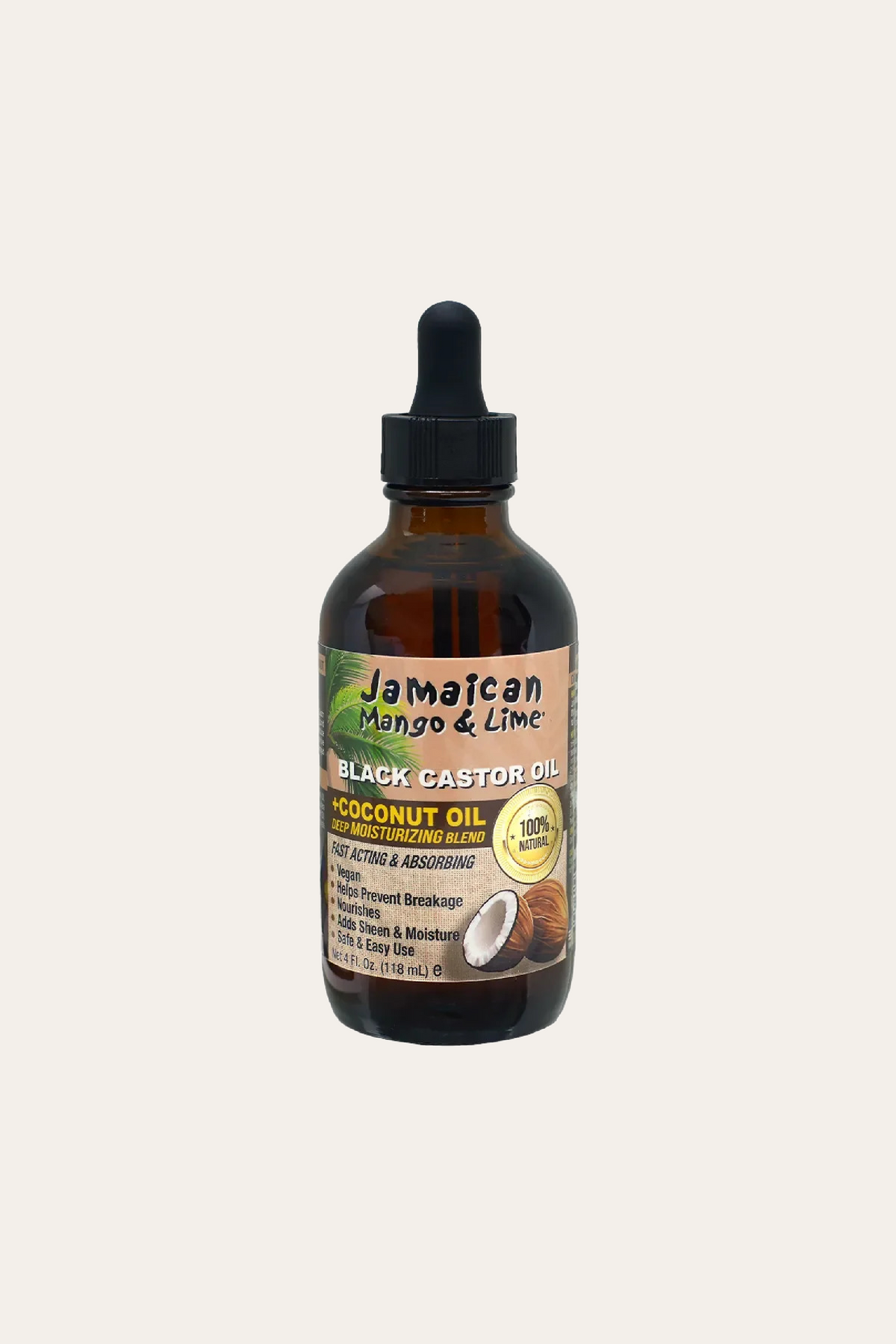 Jamaican Mango Black Castor Oil - Coconut Oil 4 Oz