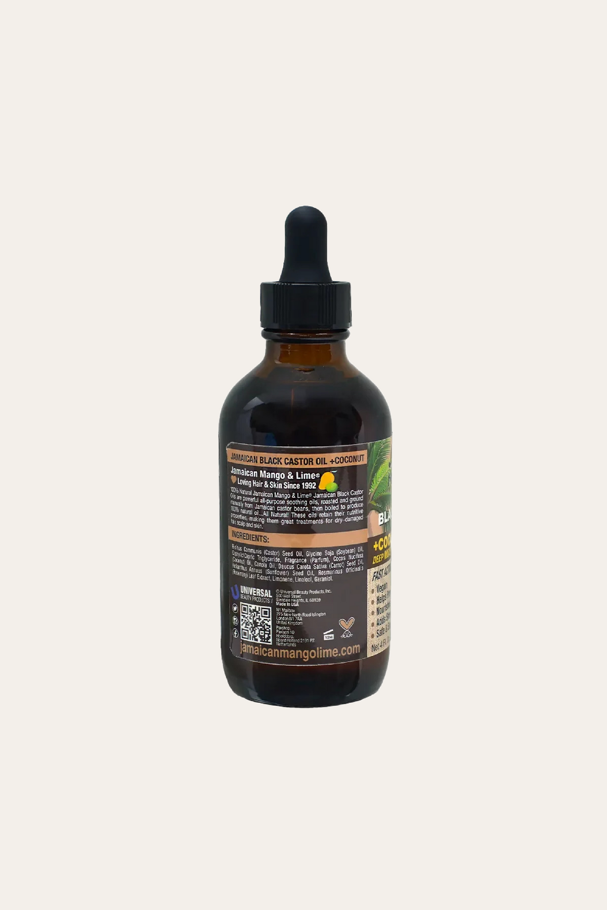 Jamaican Mango Black Castor Oil - Coconut Oil 4 Oz