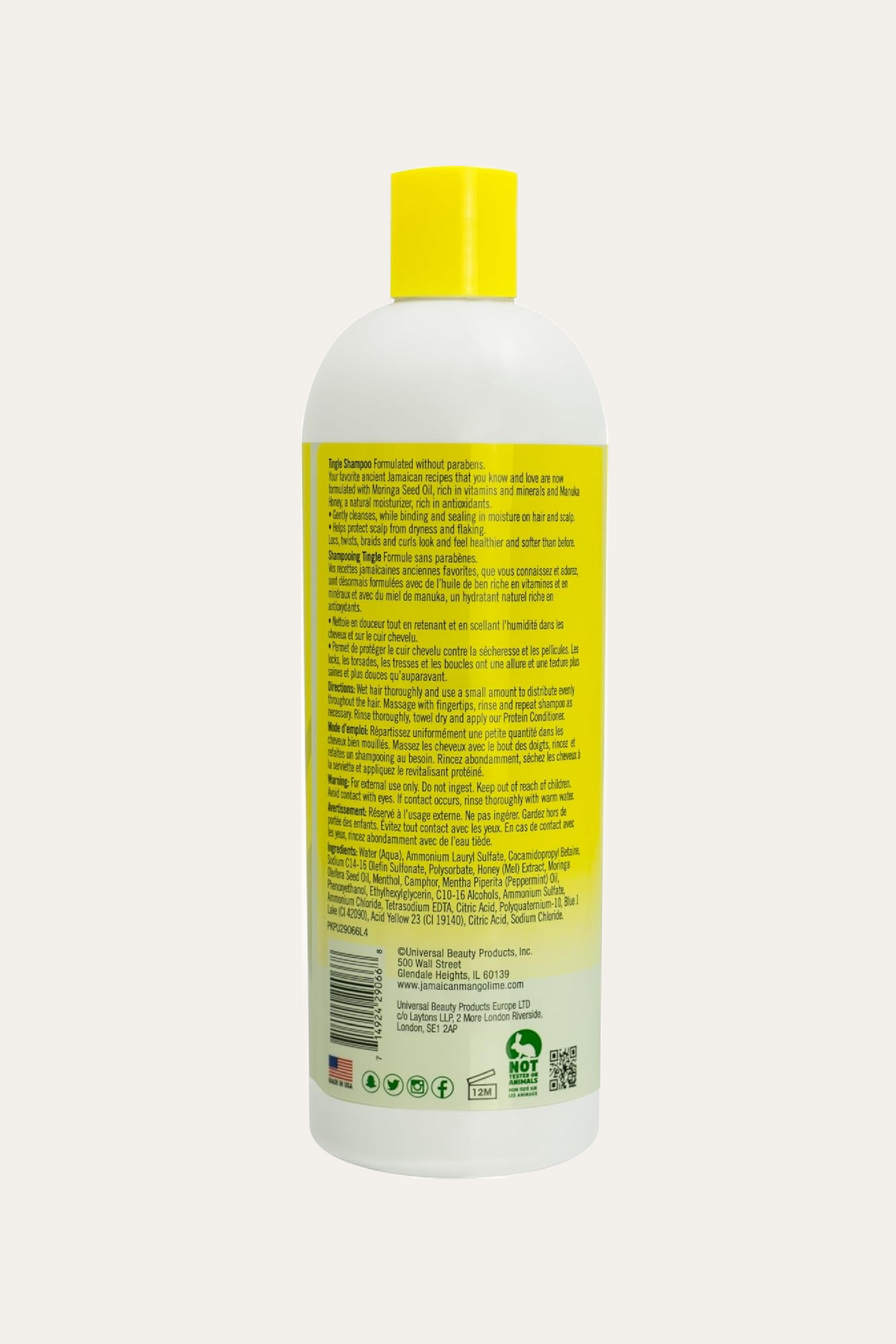 Jamaican Mango & Lime Tingle Shampoo 16 Oz