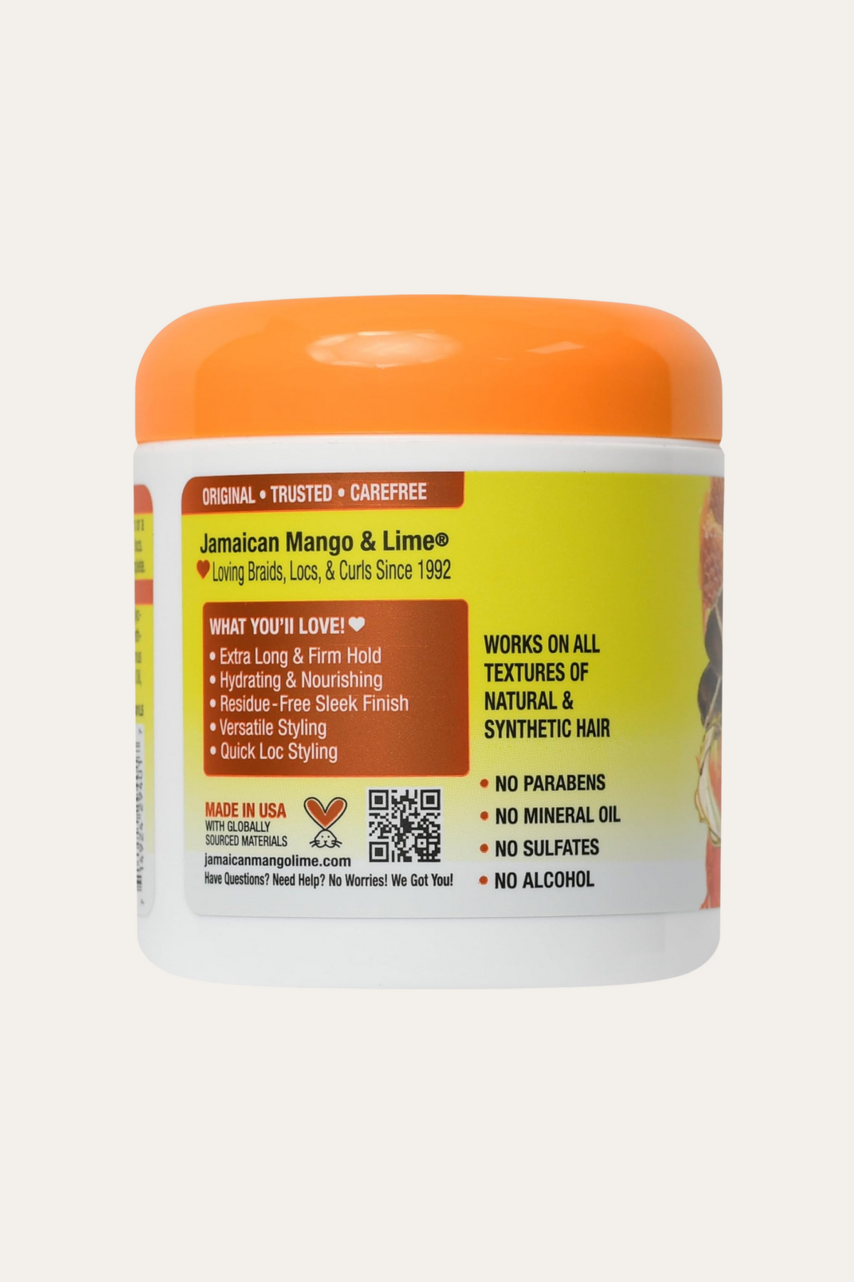 Jamaican Mango & Lime Locking Firm Wax 6 Oz