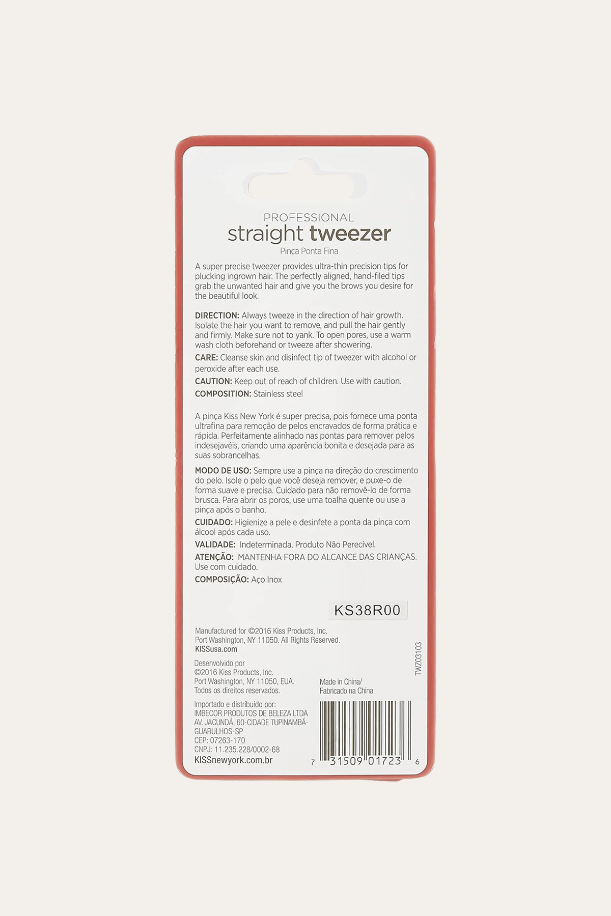 Kiss New York Point Tip Tweezer