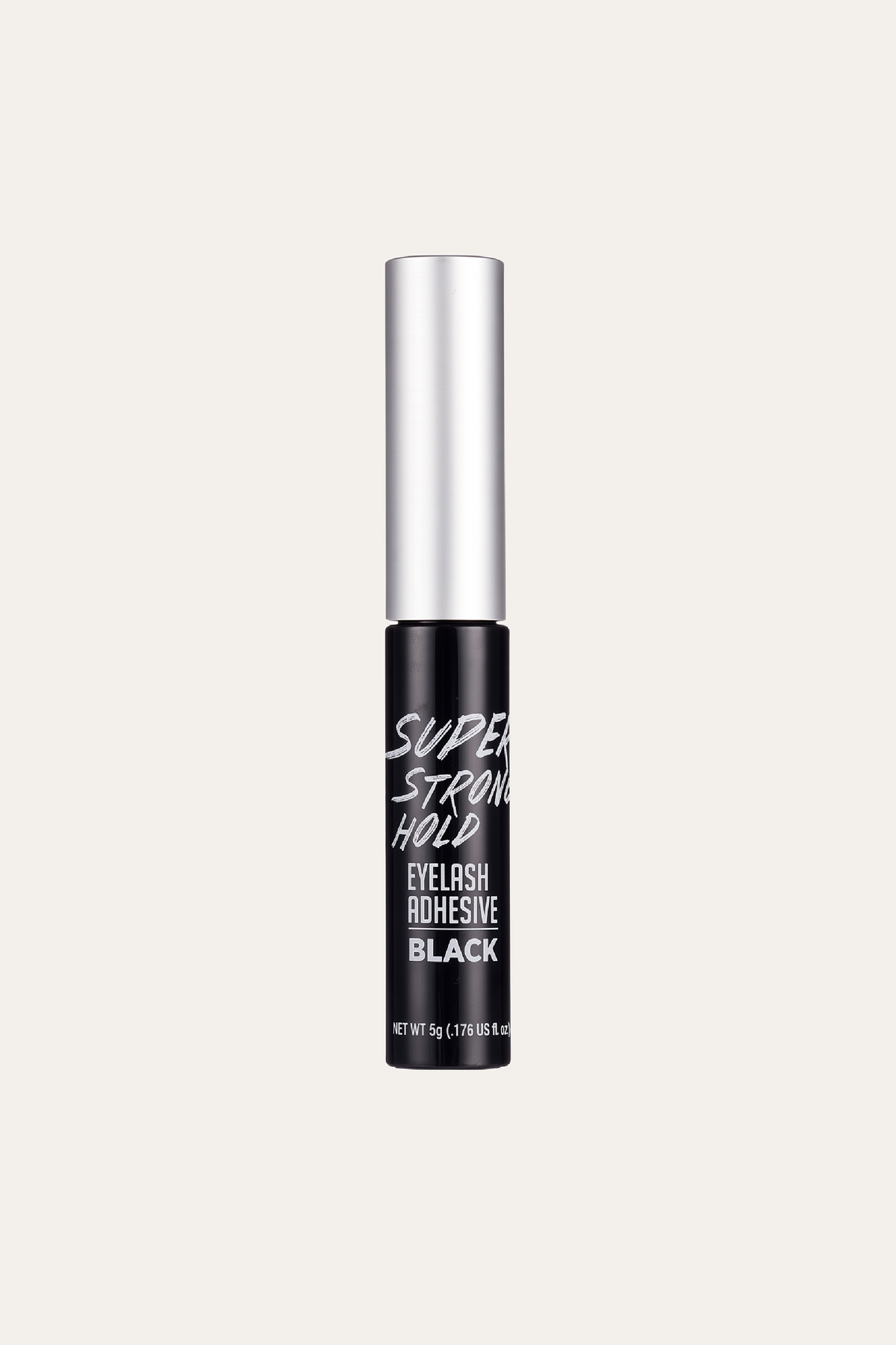 Kiss Super Strong Hold Eyelash Adhesive Brush On Latex Free Black 1.76 Oz