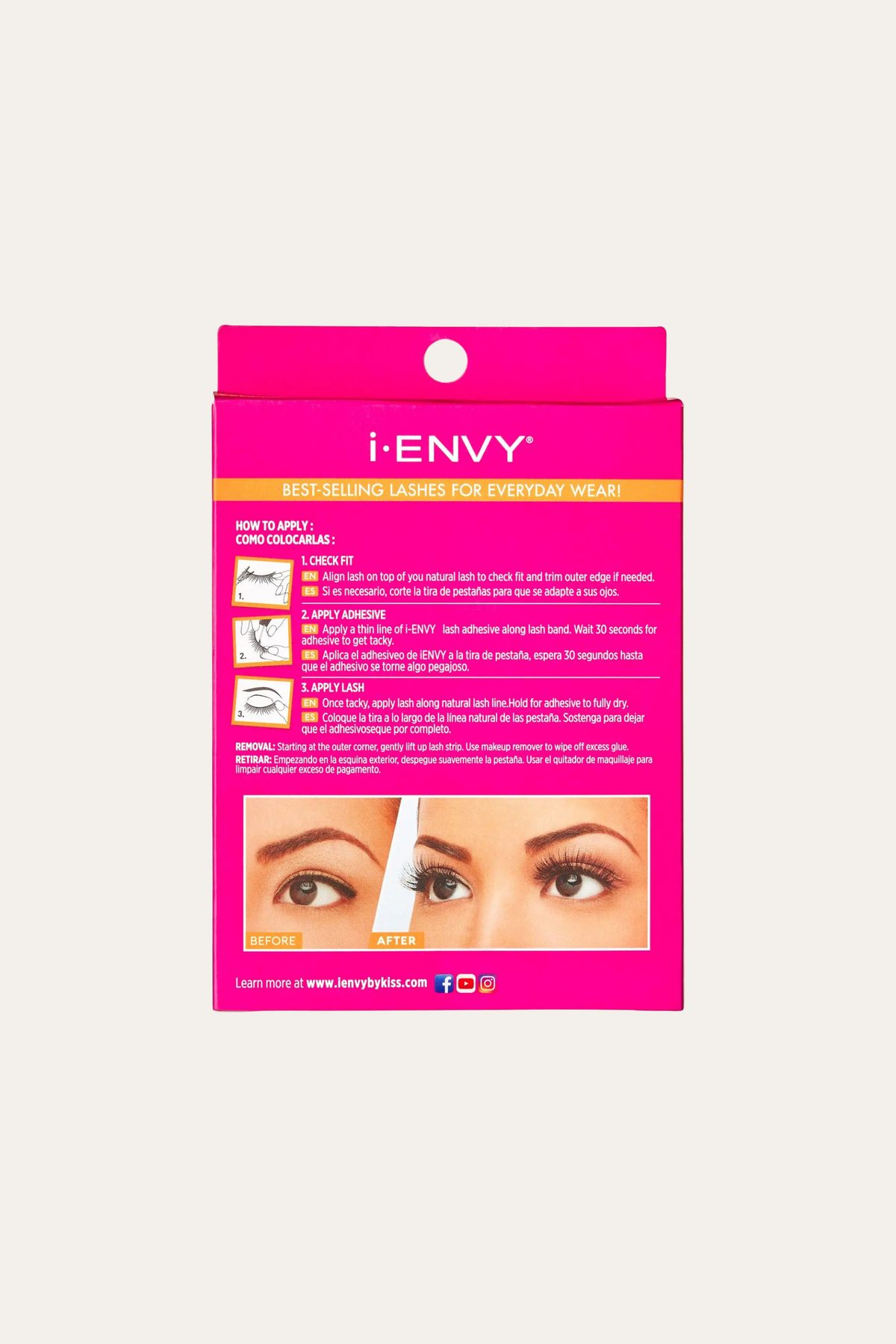 I-Envy 5 Pairs Demi Wispies False Lashes (1 Pack)