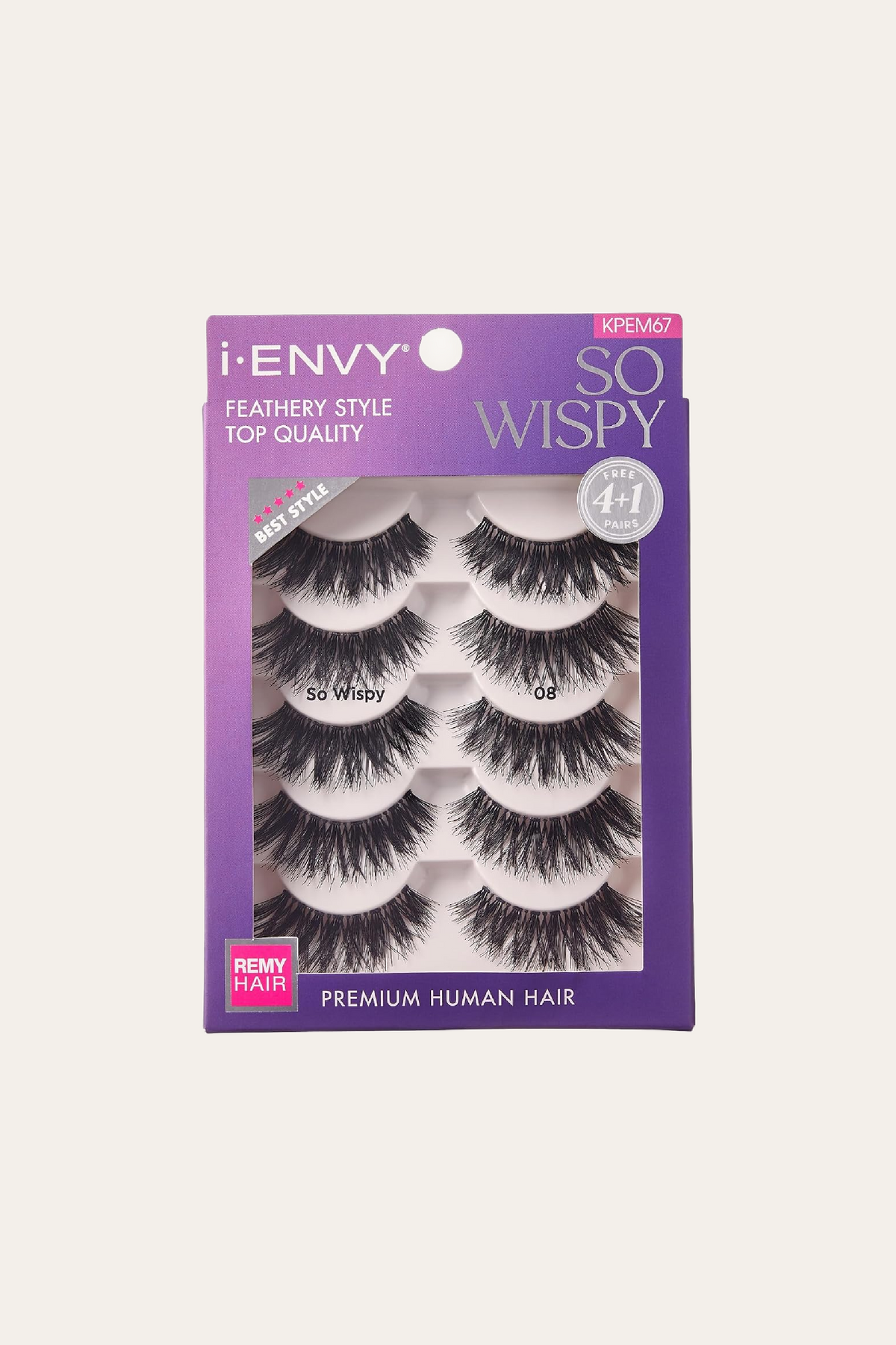 i-Envy by Kiss So Wispy Strip Eyelashes 5 Pair
