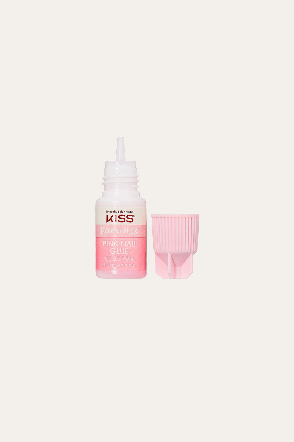 Kiss Powerflex Nail Glue Pink Tint 0.10 Oz