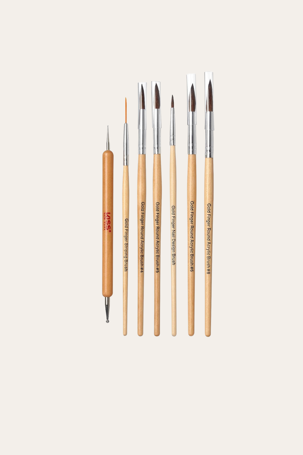 Gold Finger Professional Acrylic Brush Set