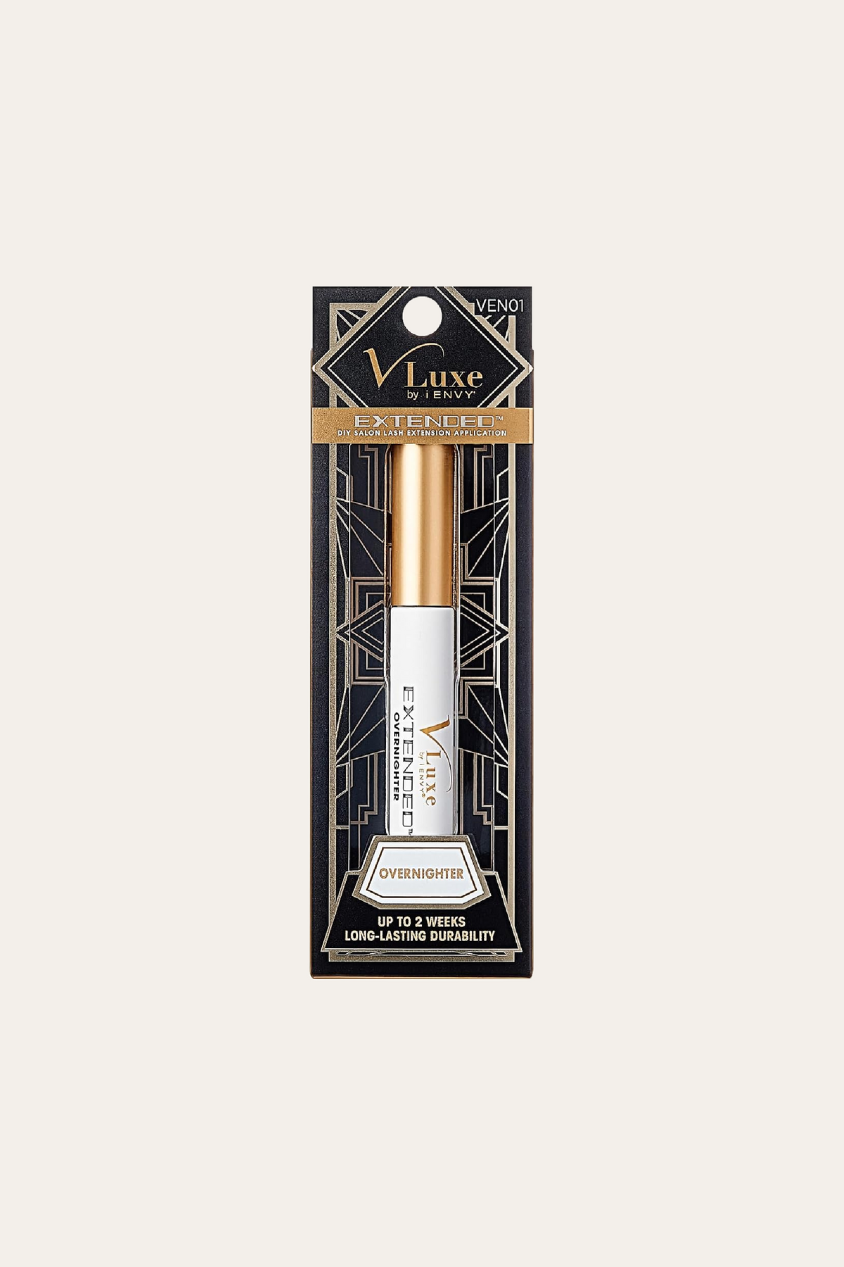 Kiss VLuxe I Envy Extended Overnighter Clear 0.18 Oz