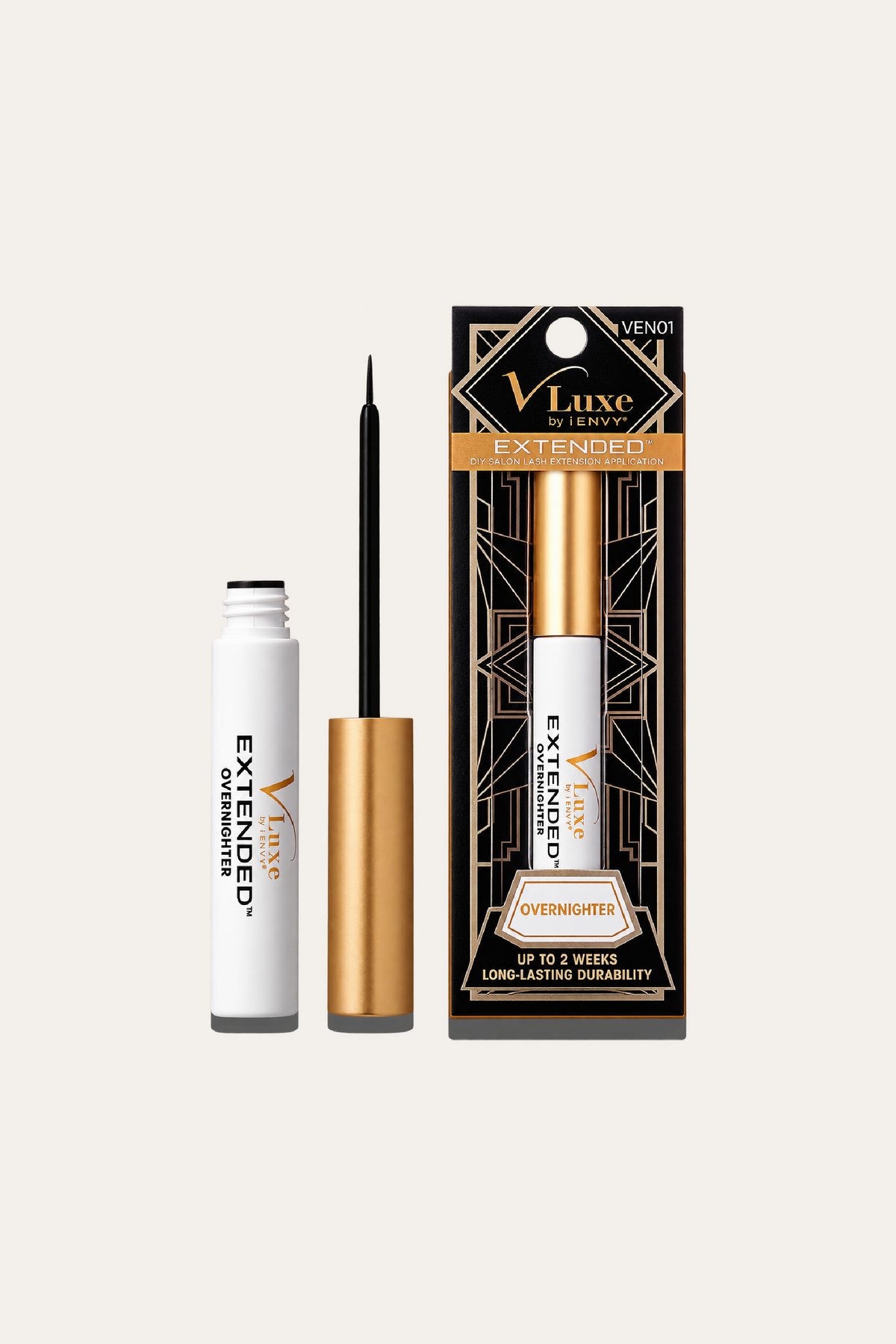 Kiss VLuxe I Envy Extended Overnighter Clear 0.18 Oz