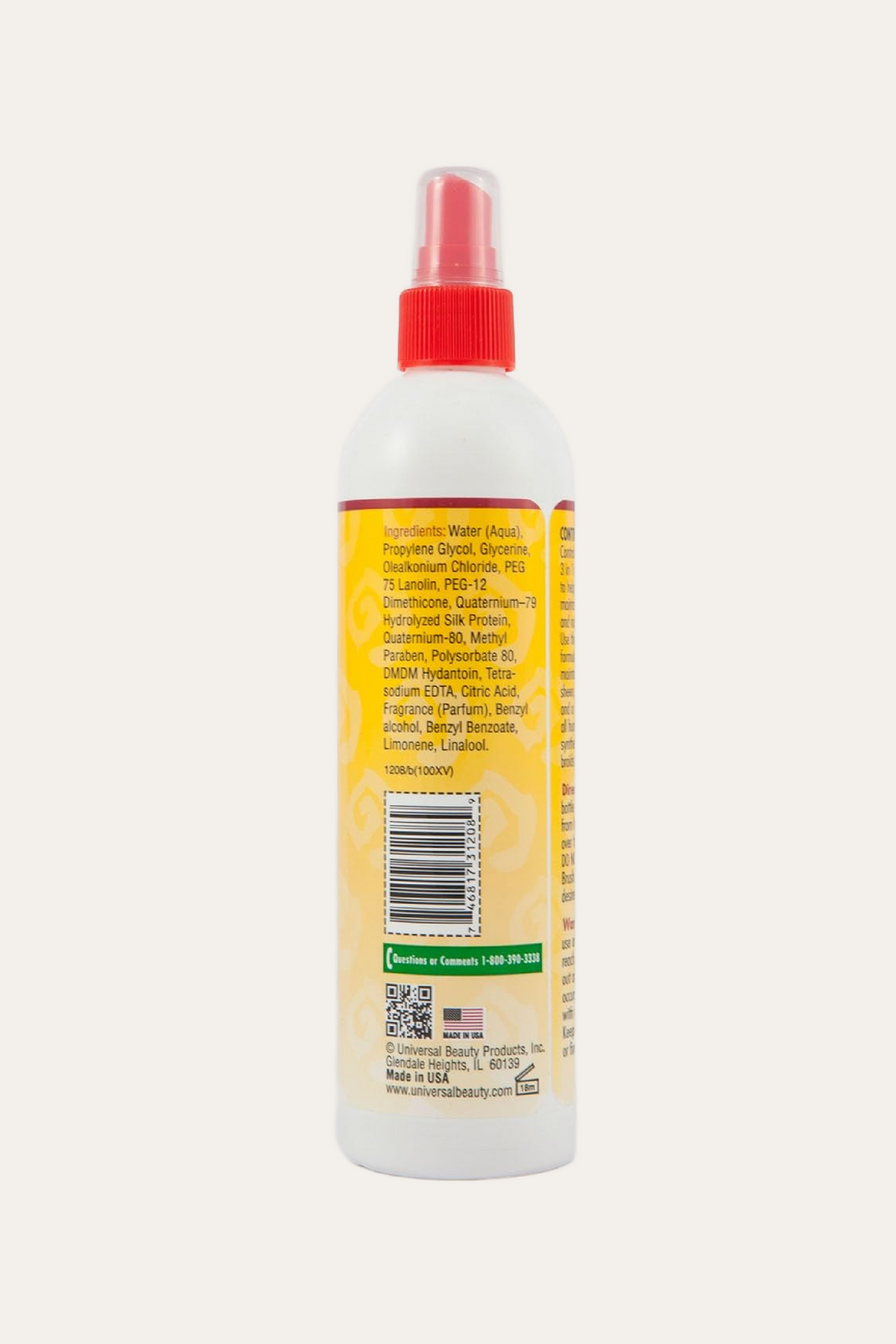 Control Wig Spray 3 In 1 Formula 12 Oz